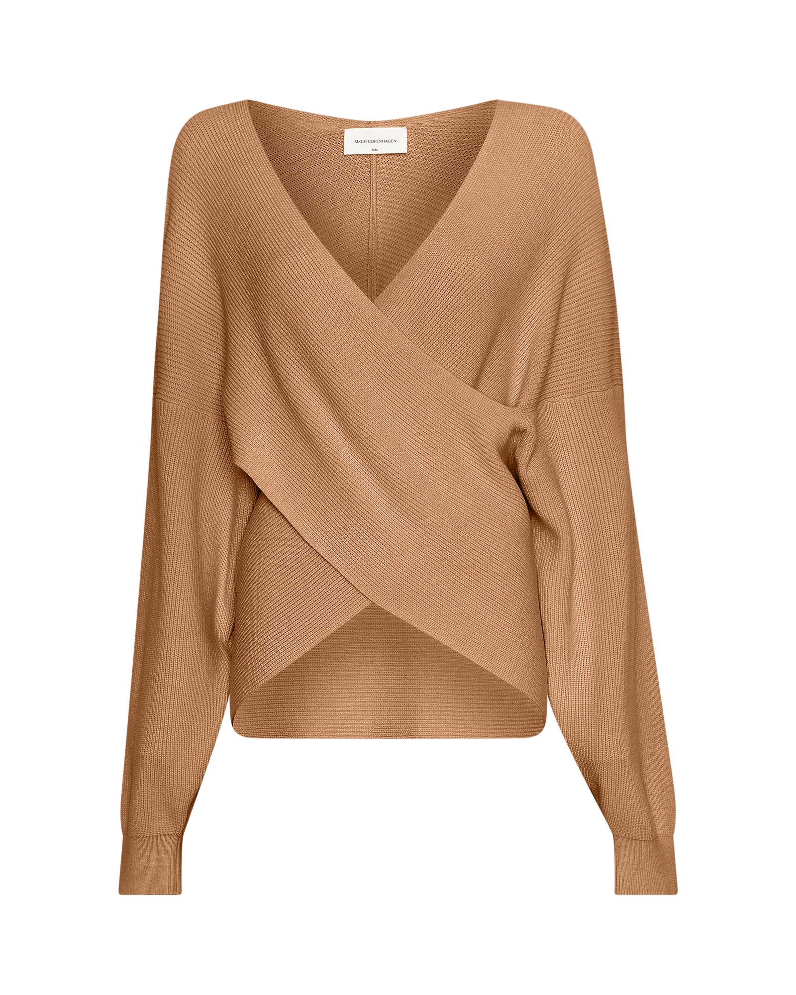 MSCHZinelle Rachelle Wrap Pullover – Cartouche Melange, front
