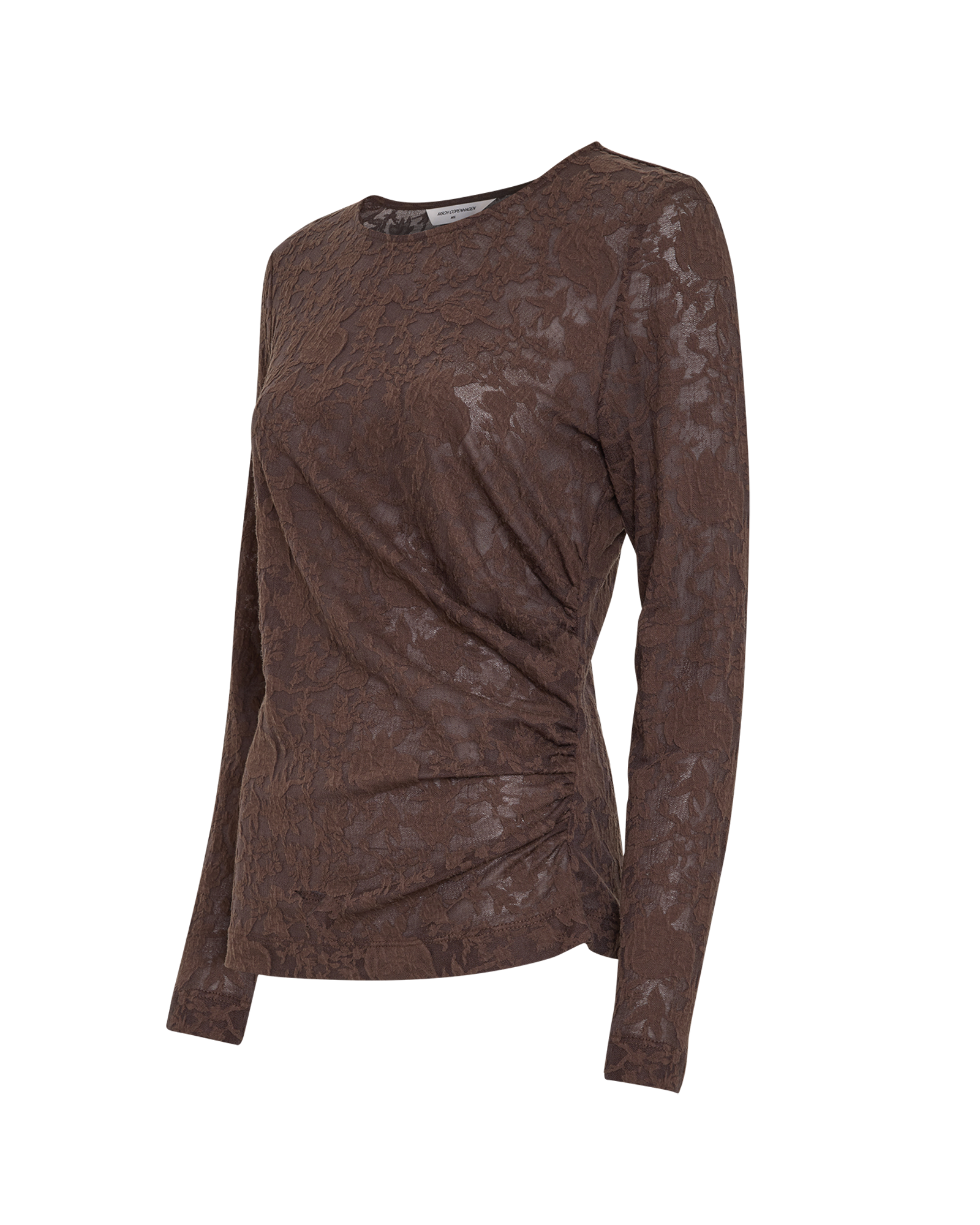 MSCHBrigetti Brigetta Top – Hot Fudge, close-up