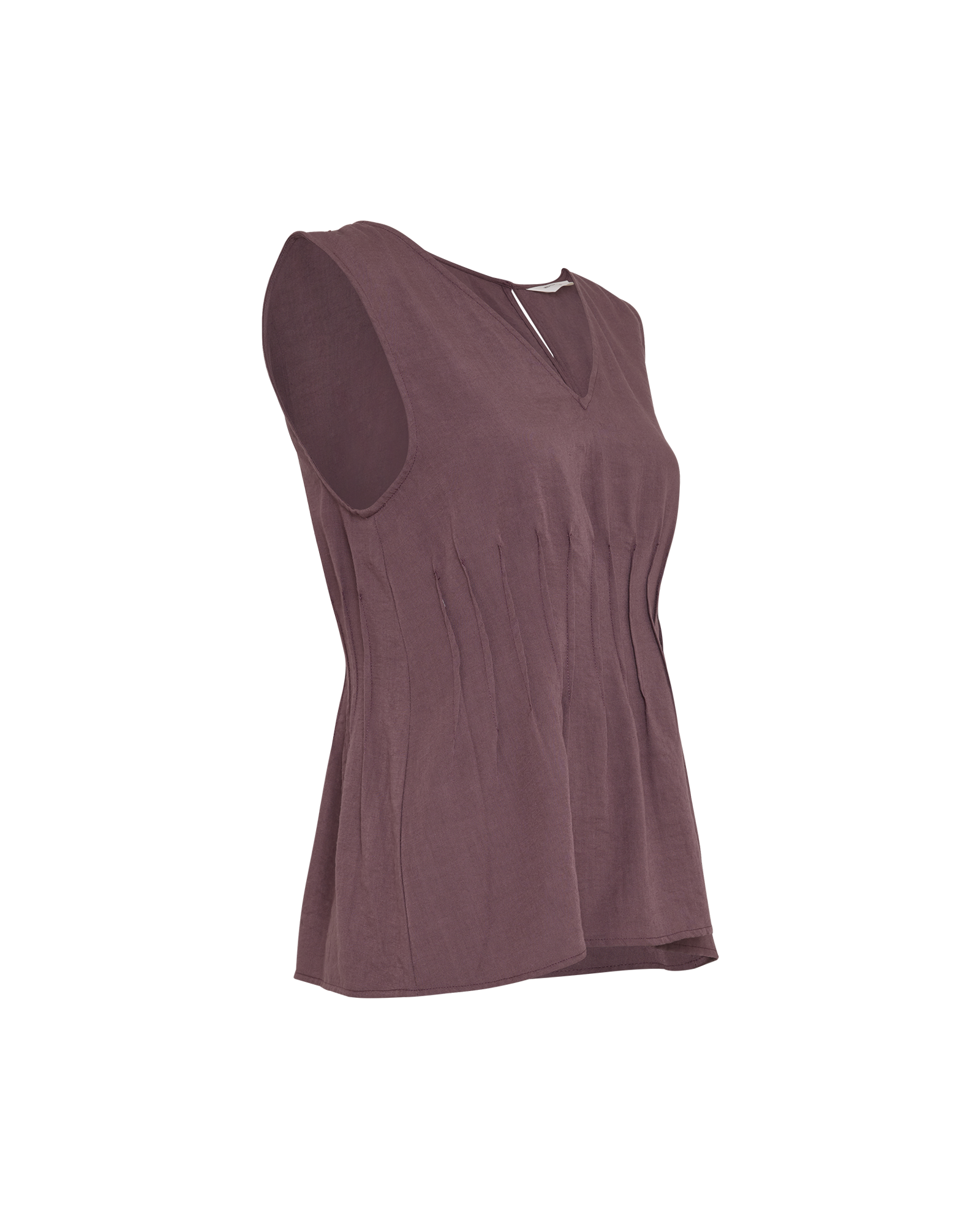 MSCHLilia Daria SL Top – HUCKLEBERRY, close-up