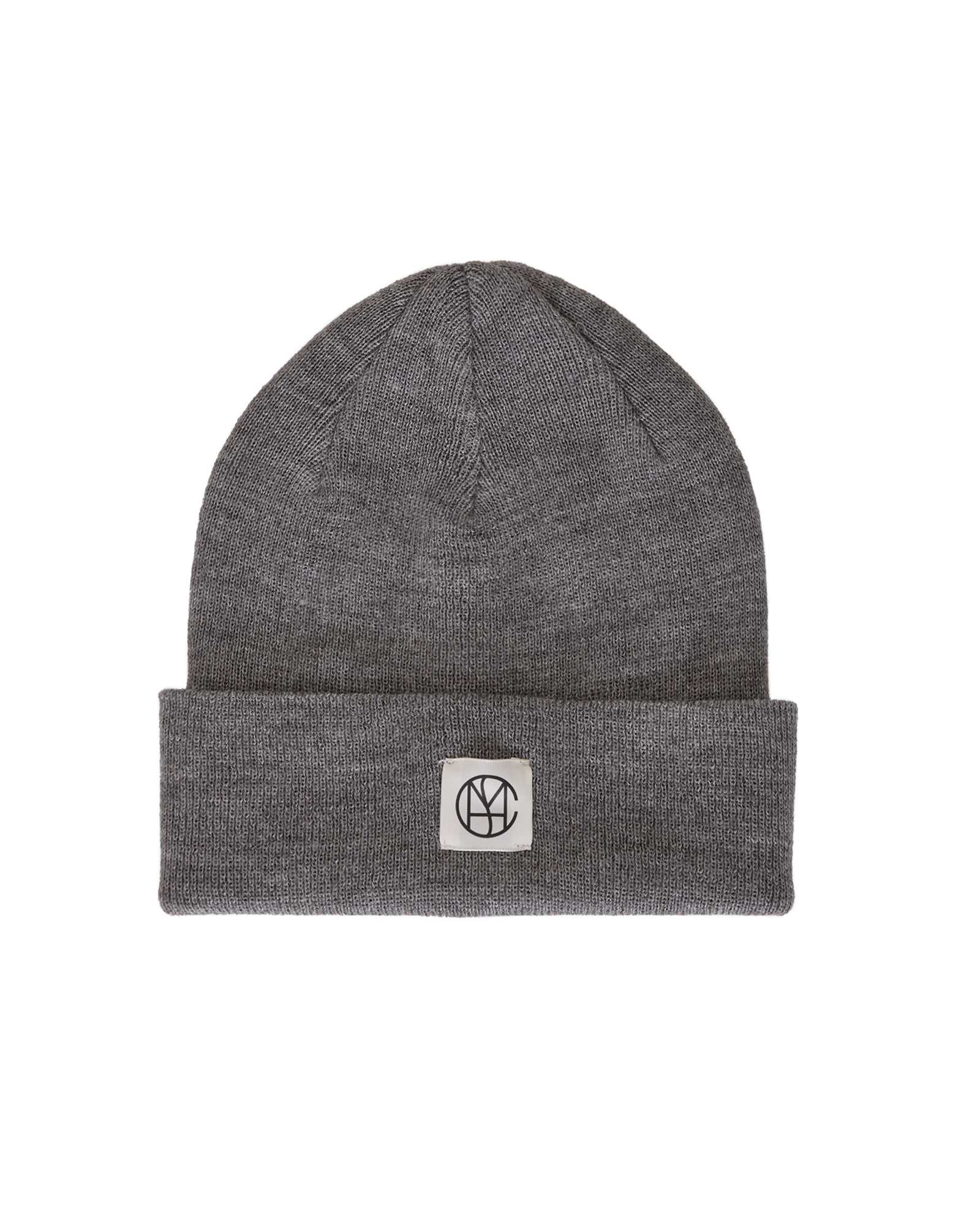 KEYMojo Icon Beanie – Mid Gray Melange, front