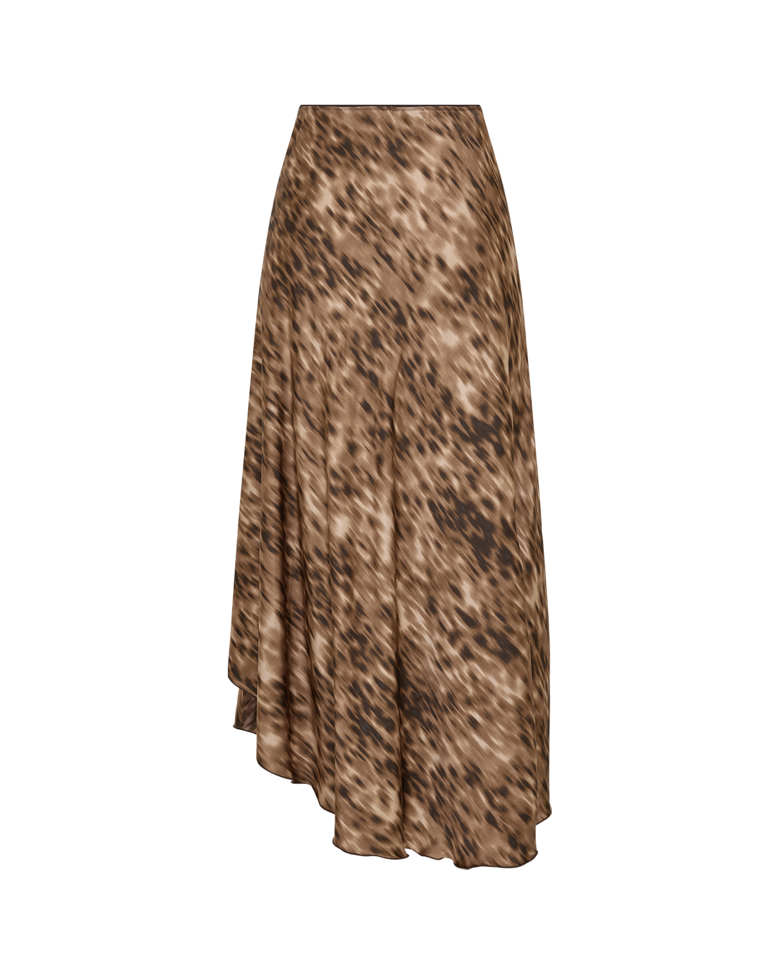 MSCHLucy Irida Skirt AOP – Tannin Abstract, back