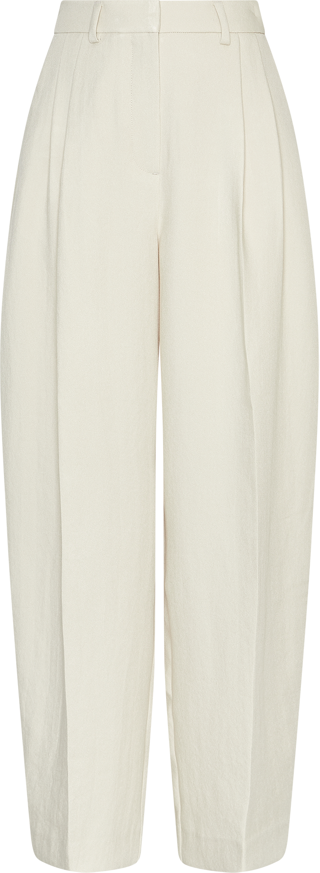 MSCHEsteriane HW Pants – Oatmeal Melange, front