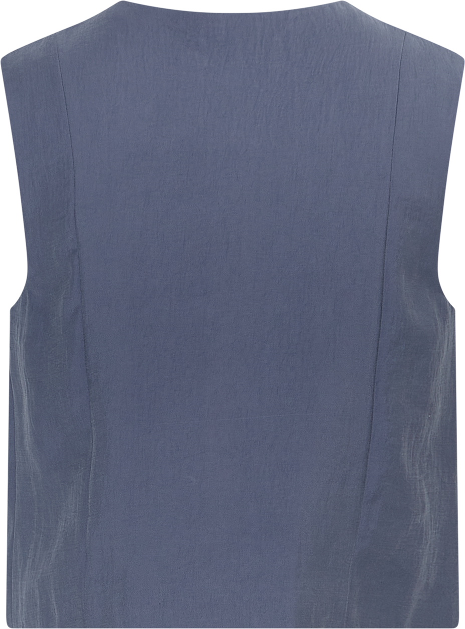 MSCHFrode Waistcoat – Vintage Indigo, back