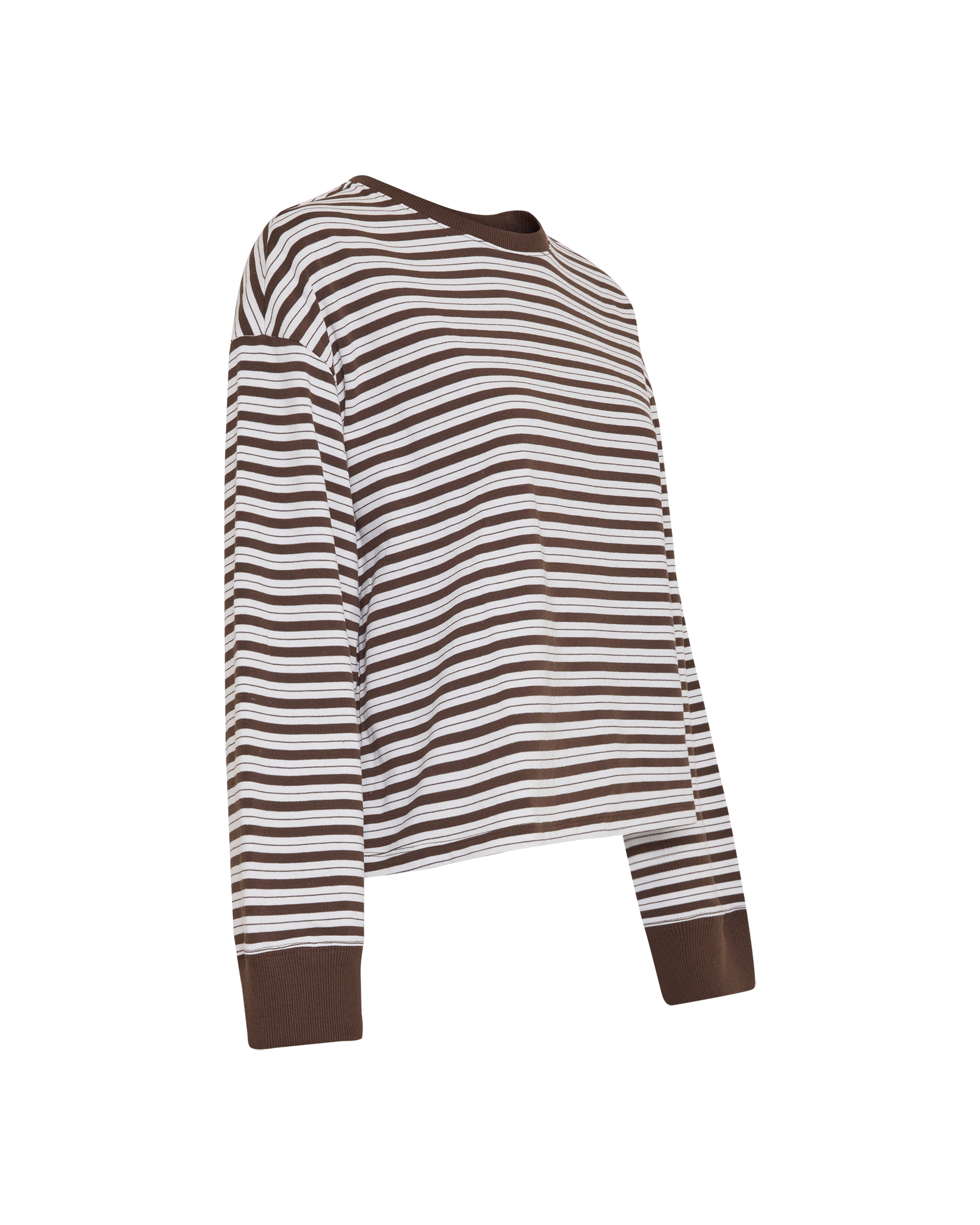 MSCHMonde Krestiane Pullover STP – Egret / Hot Fudge, close-up