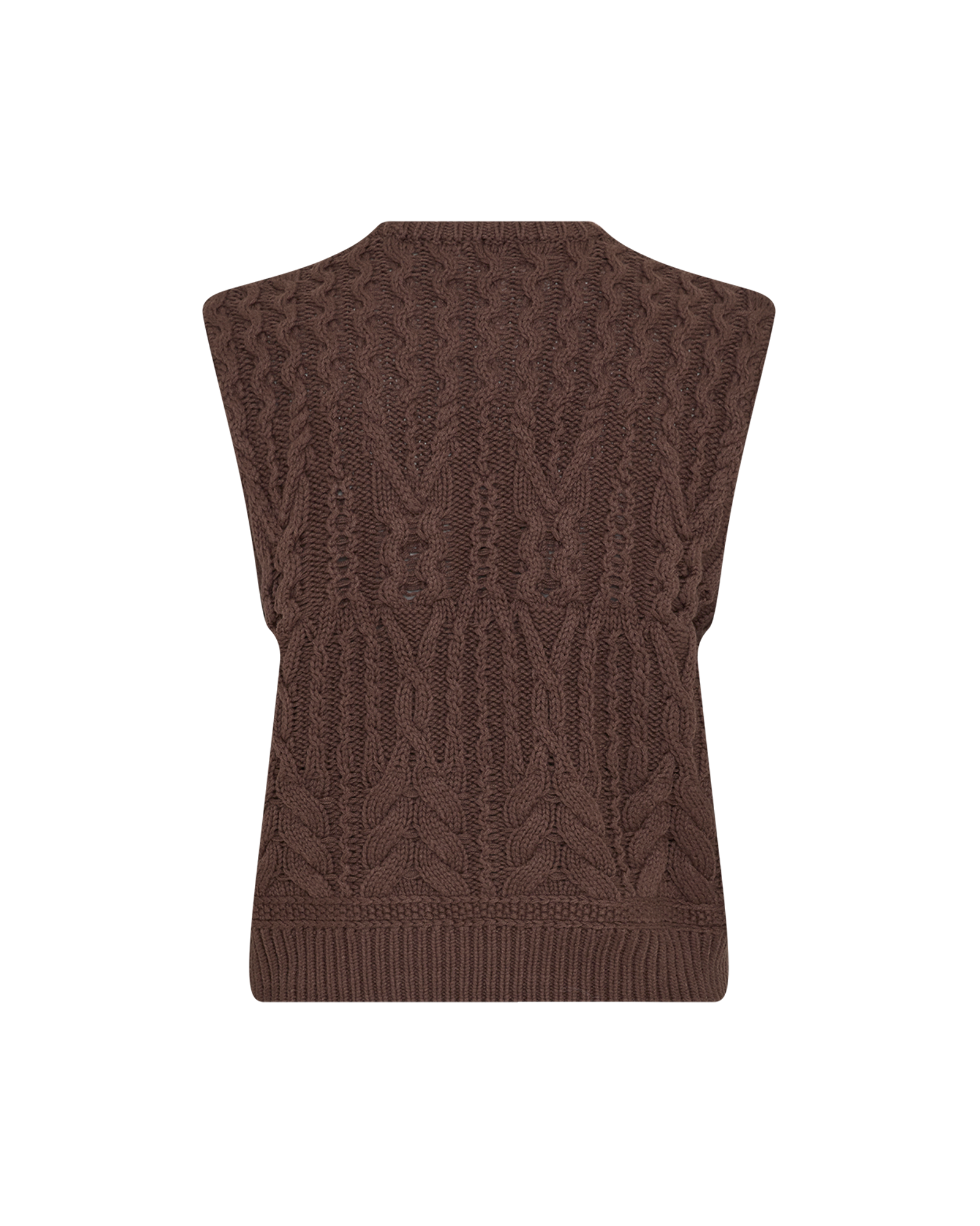 MSCHMarisela Vest – Hot Fudge, back