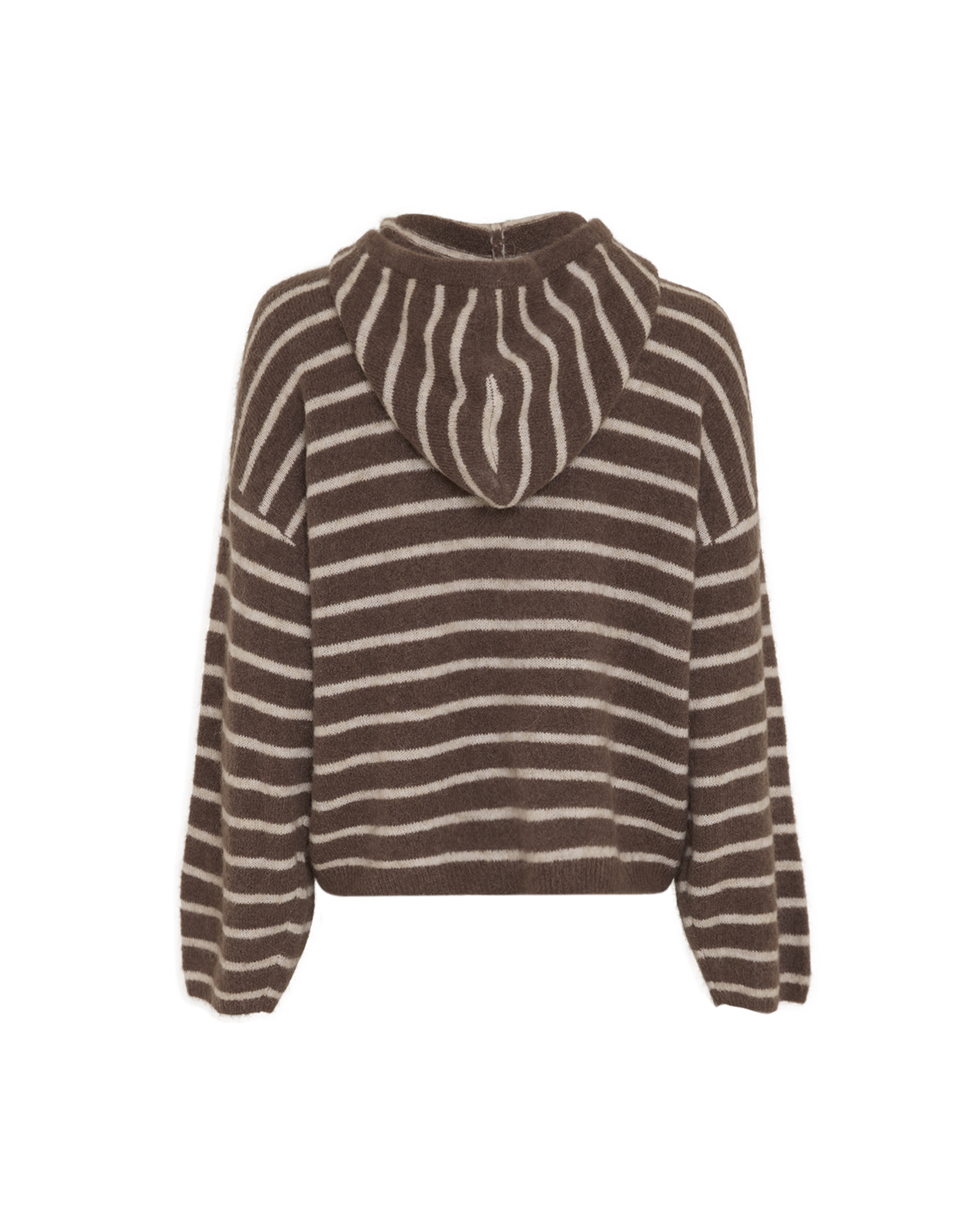 MSCHJinie Hope Zip Cardigan STP – Coffee Quartz / Oatmeal, back