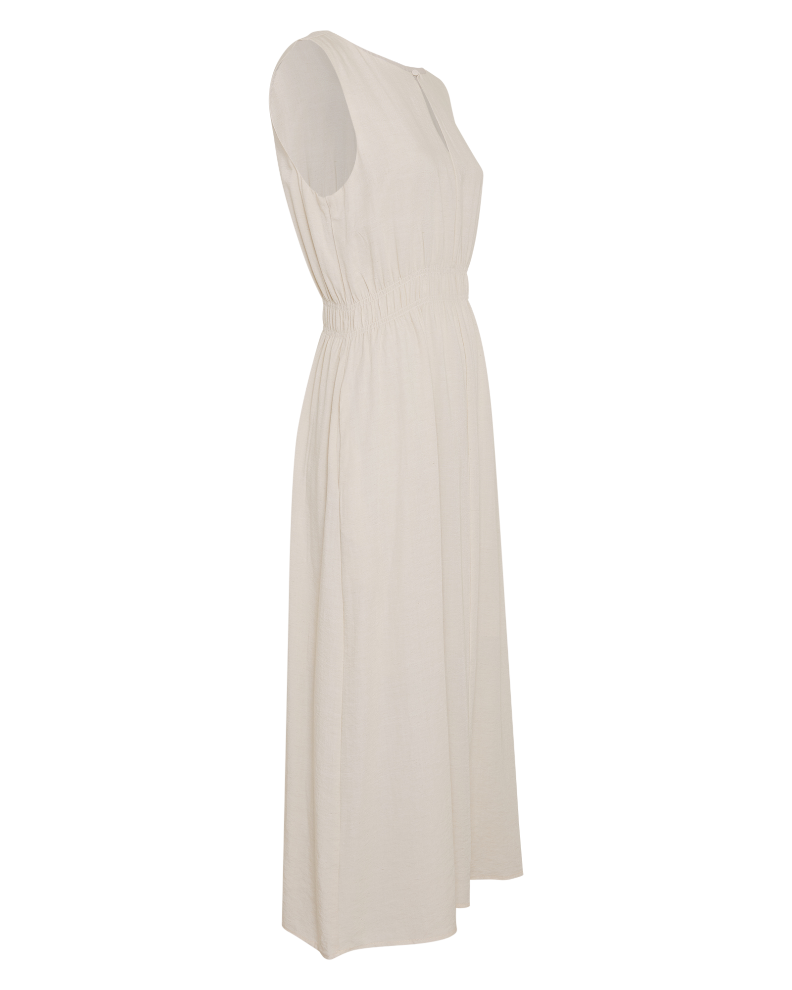 MSCHLilia Daria SL Dress – Sand Melange, close-up