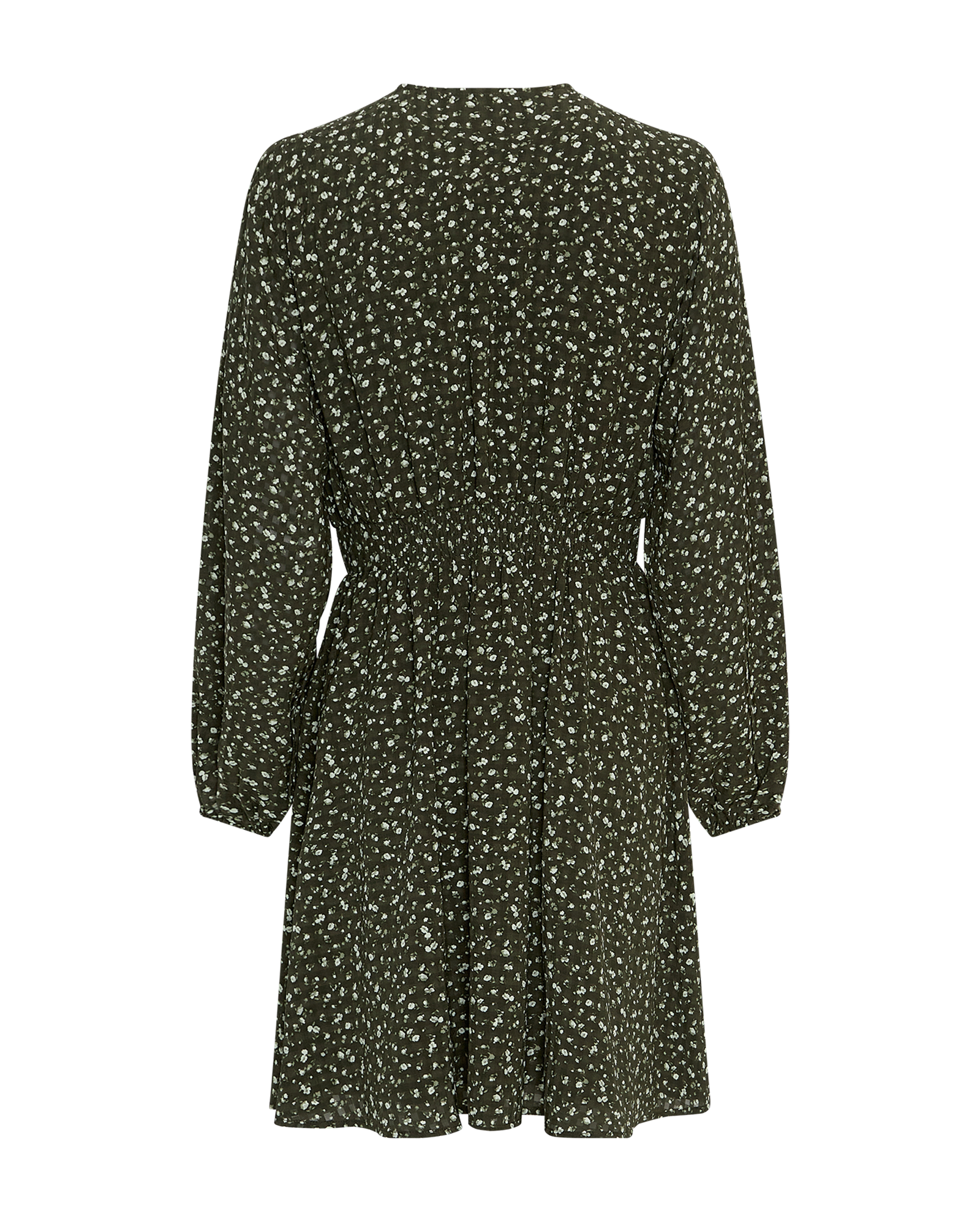 MSCHKaylen Oceanna Shirt Dress AOP – Rosin Flower, back