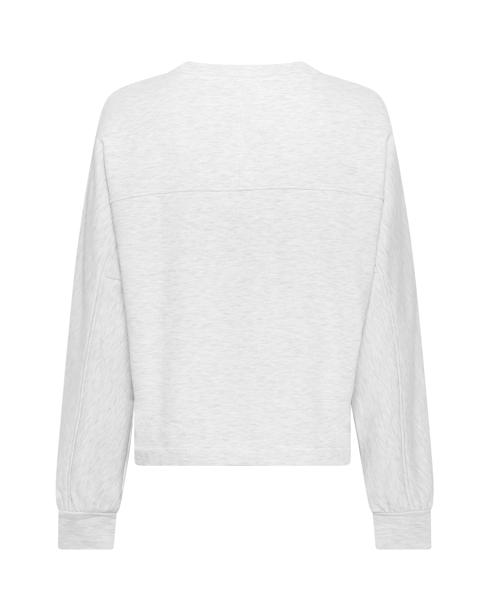 MSCHBriena Sweatshirt – Light Gray Melange, back