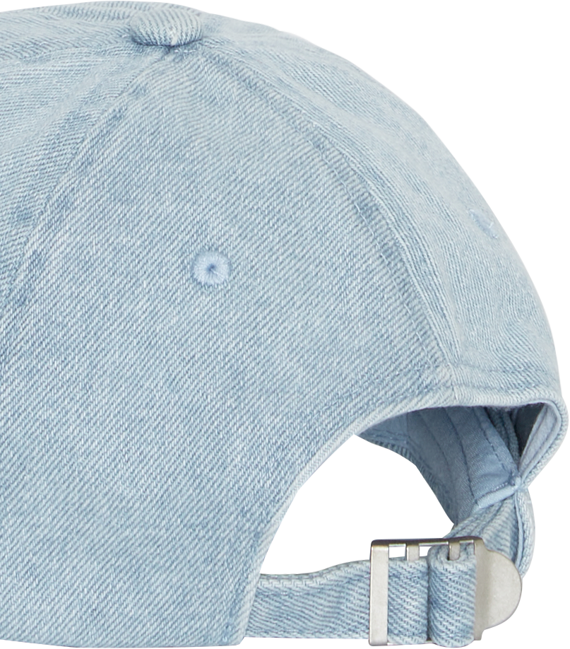 MSCHBirkett Icon Cap – Light Blue Washed, close-up
