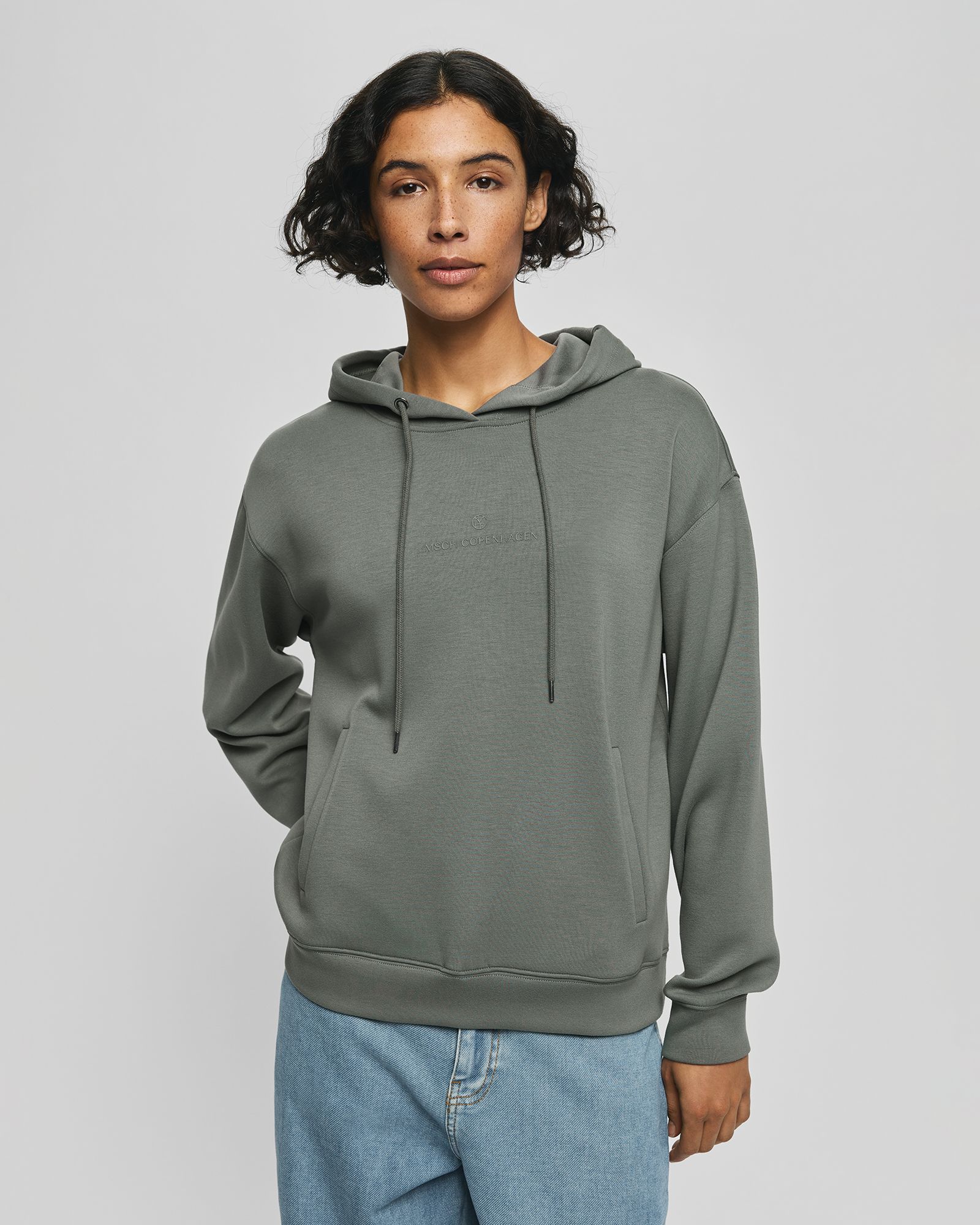 MSCHIma Q Icon Logo Hood Sweatshirt