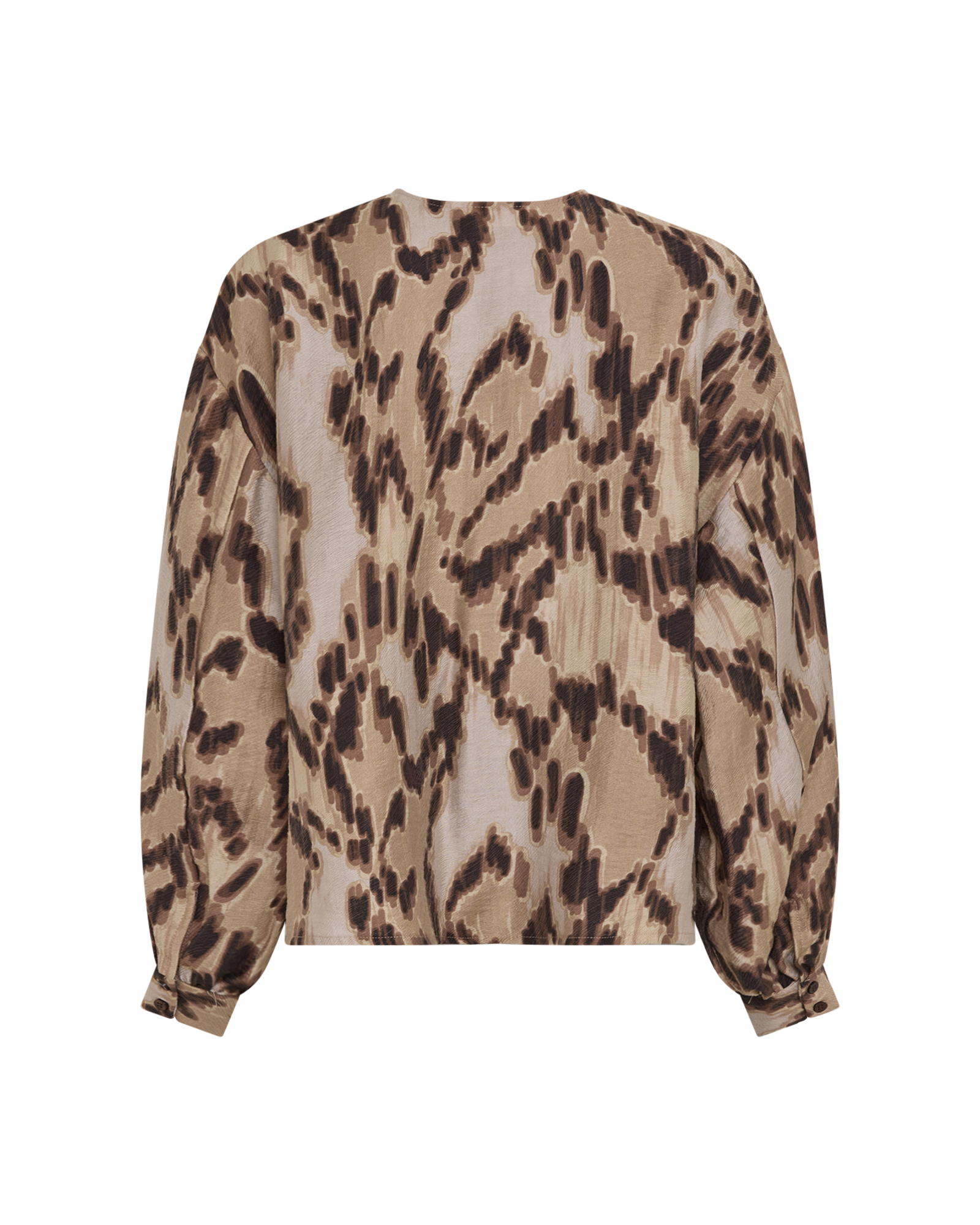 MSCHEline Rianne Top AOP – Fields Of Rye Abstract, back