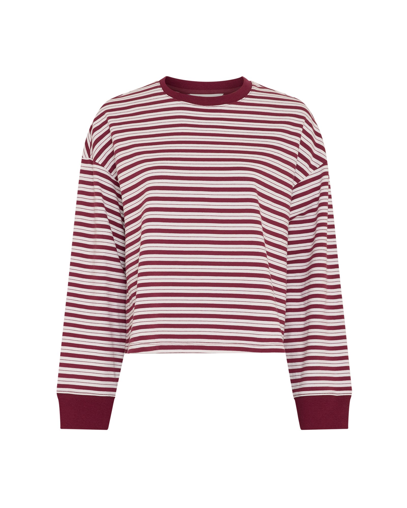 MSCHMonde Krestiane Pullover STP – Egret / Rhododendron, front