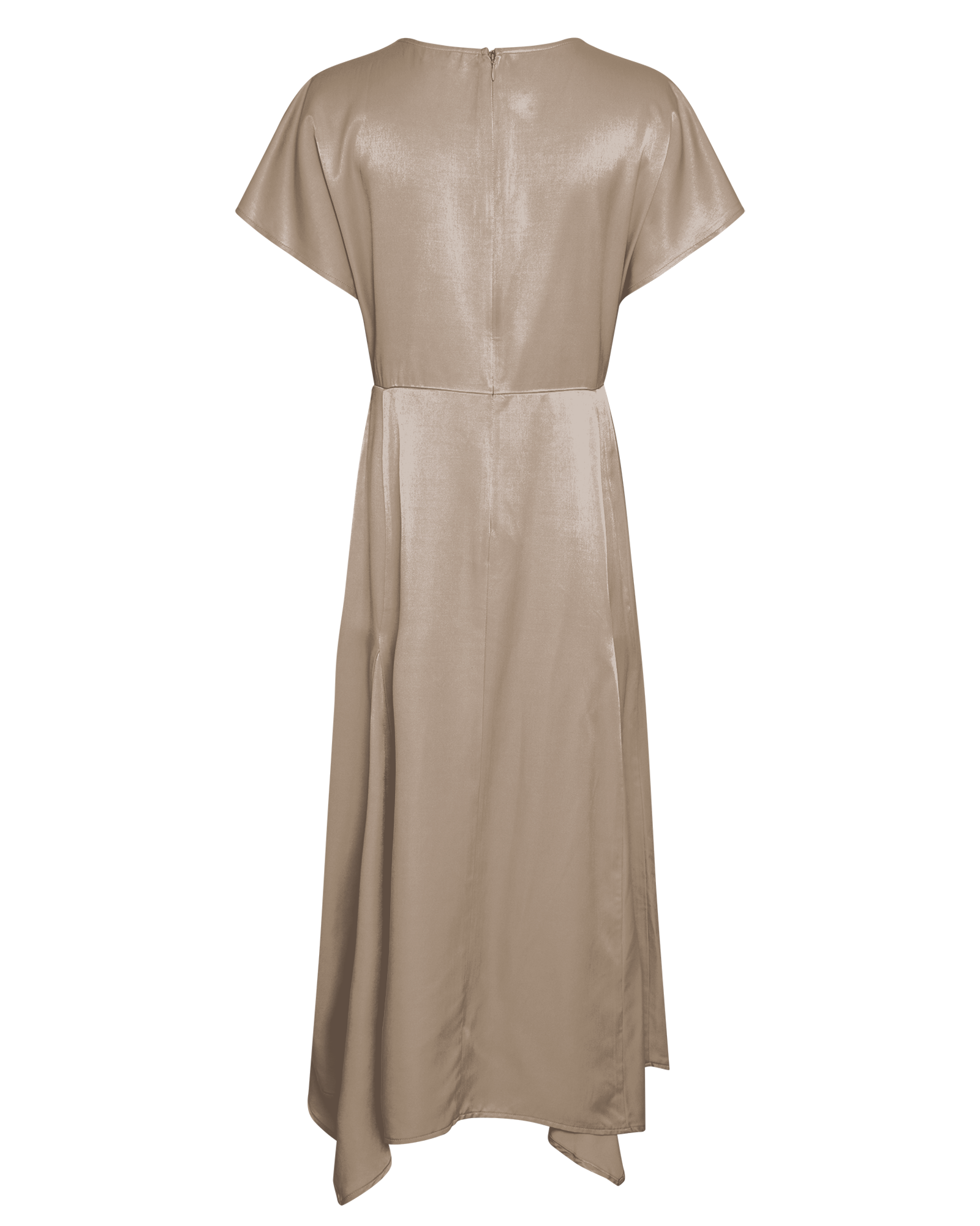 MSCHTilde Ullas SS Dress – CHINCHILLA, back