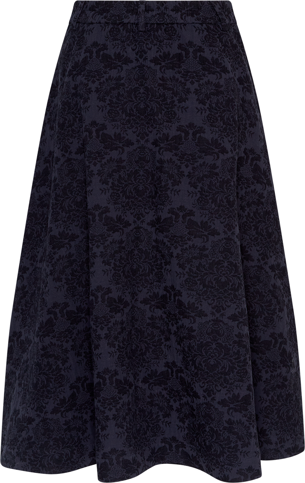 MSCHBrantley HW Skirt – Sky Captain / Dress Blues, back