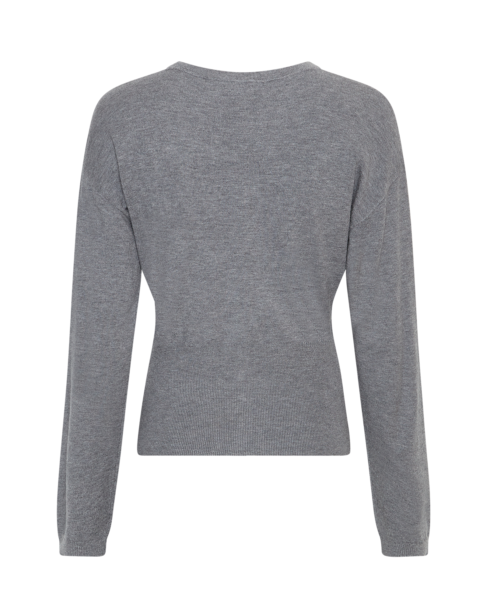 MSCHMercer Rachelle Cardigan – Mid Gray Melange, back