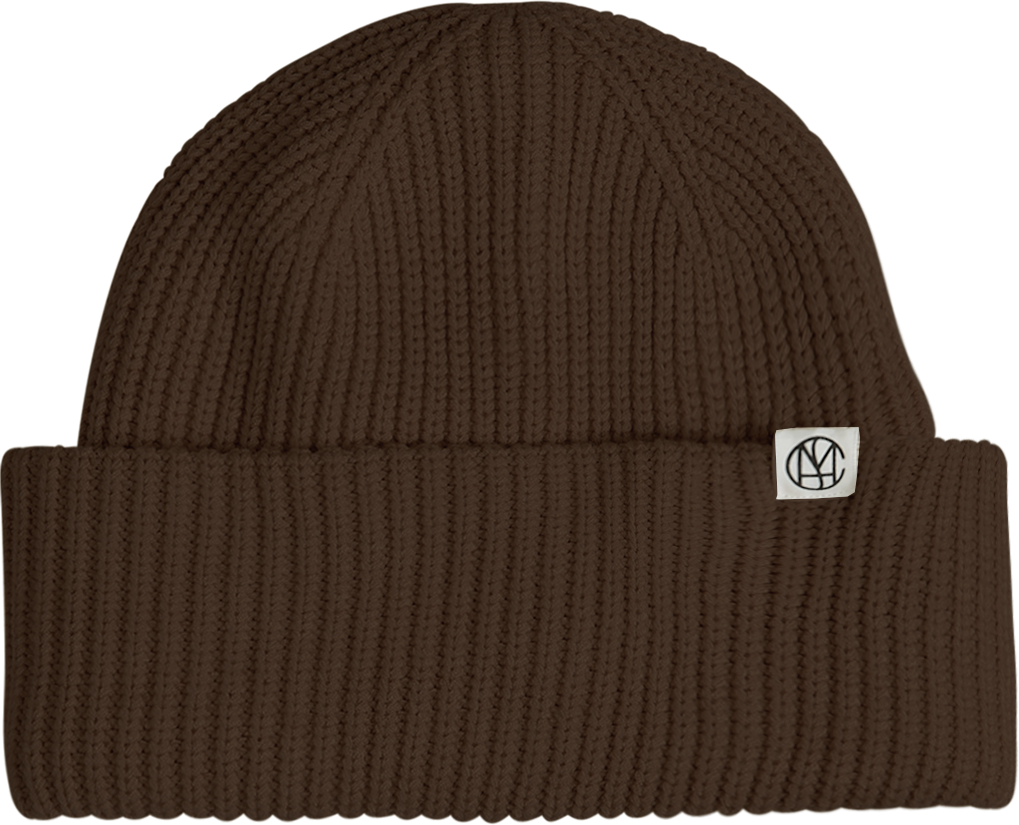 MSCHGaline Rachelle Icon Beanie Key – Hot Fudge, front