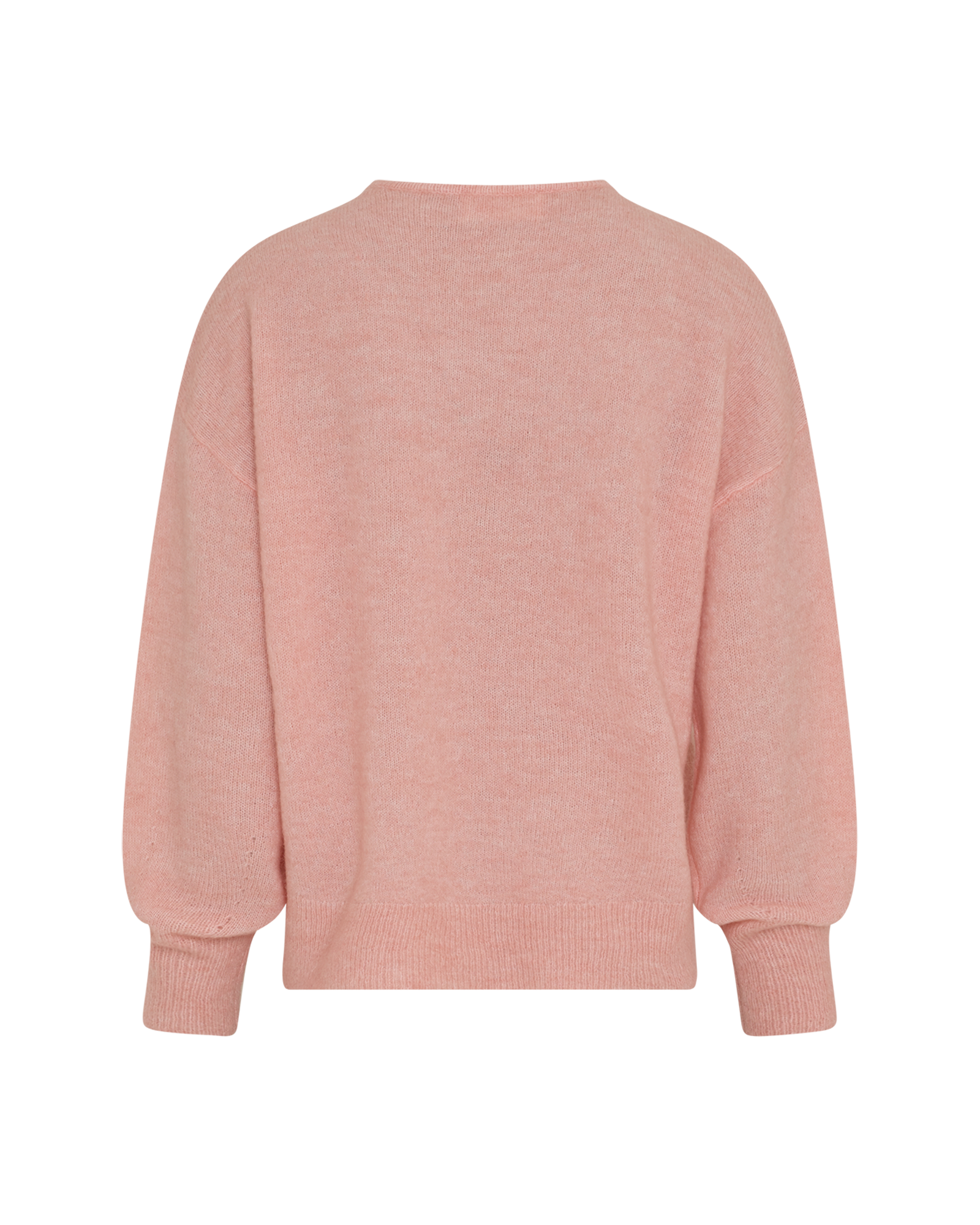 MSCHHila Hope V Pullover – Candle Peach Melange, back