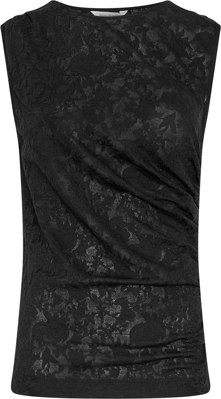 MSCHBrigetta SL Top – Black, front
