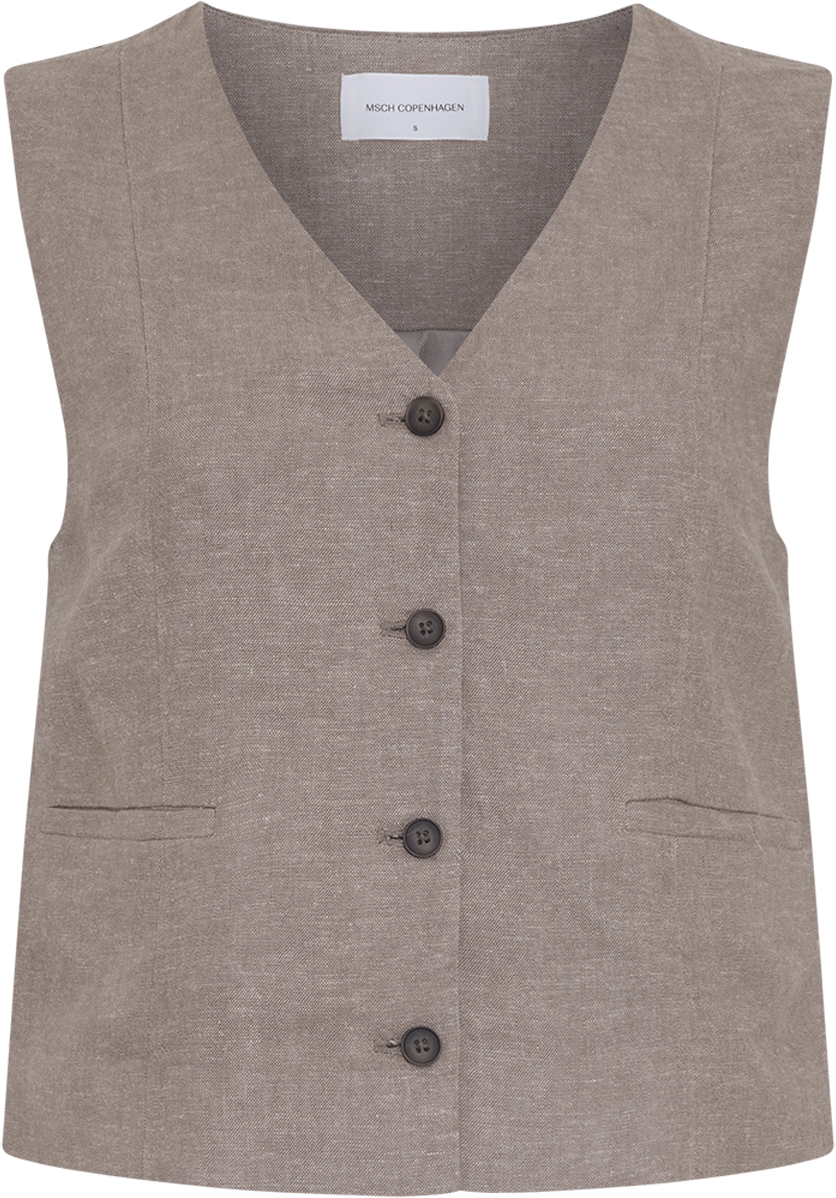 MSCHViana Ginia V Neck Waistcoat