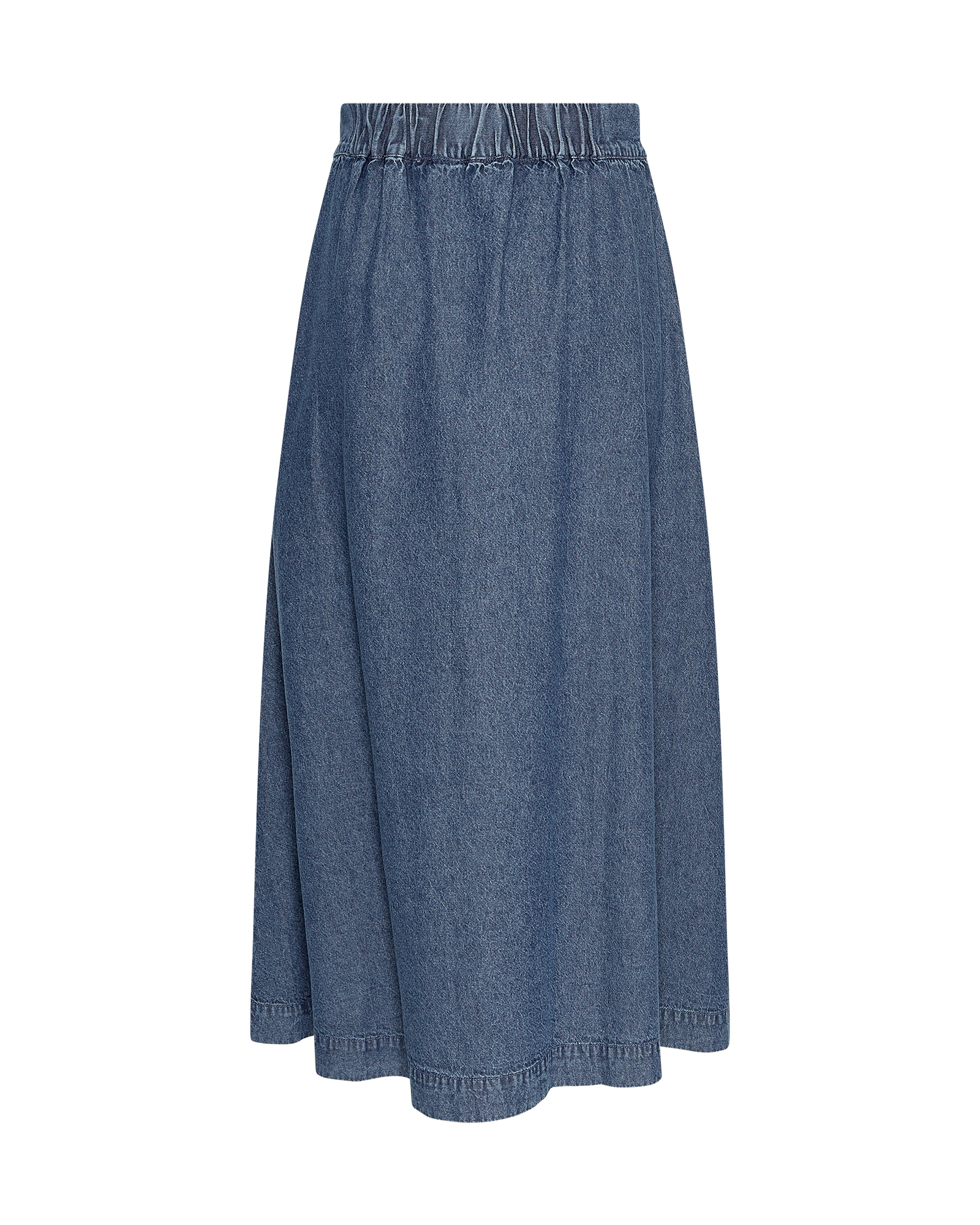 MSCHAniela HW Skirt – Mid Blue Washed, back