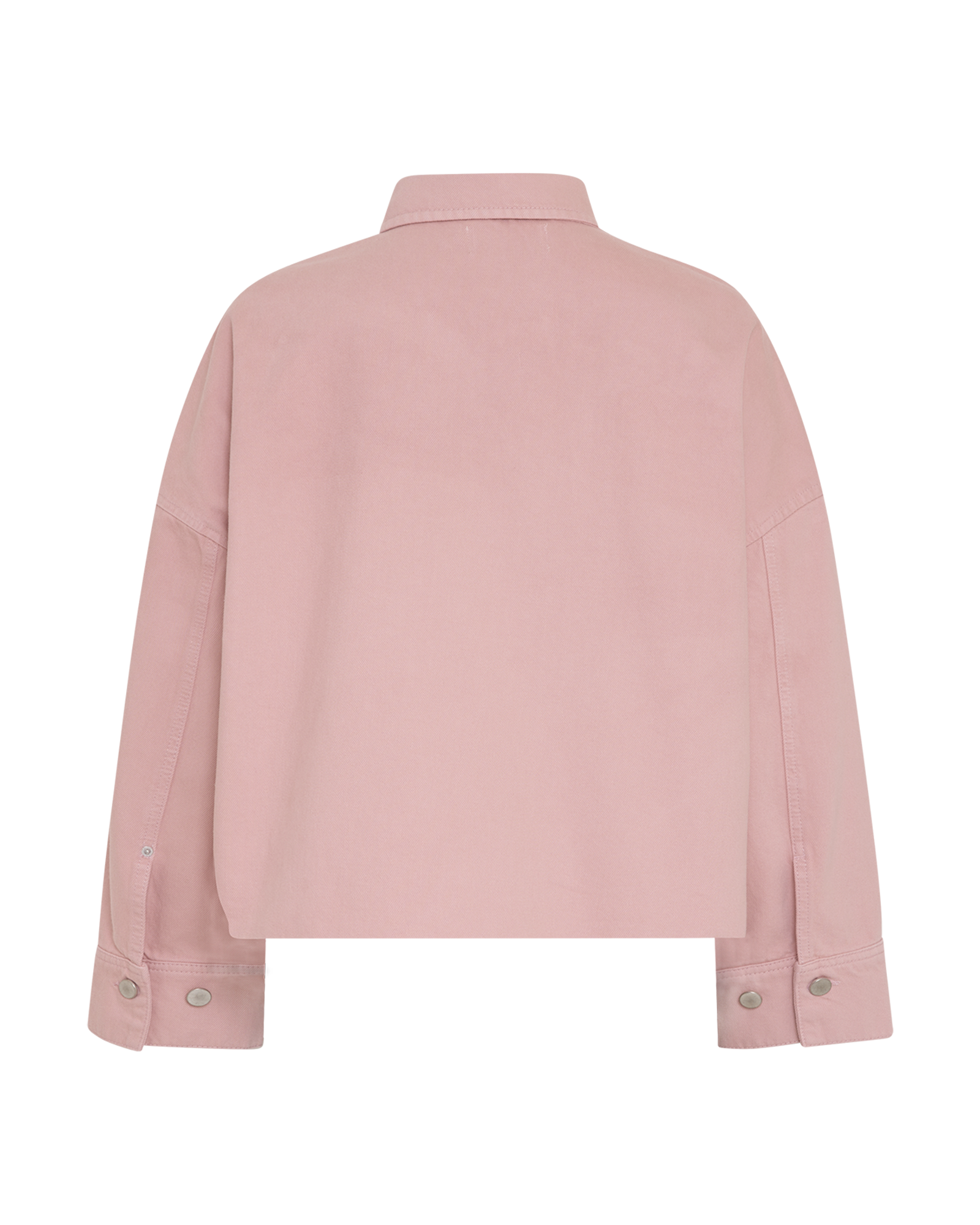 MSCHLoa Ela Denim Shirt – Pale Mauve Washed, back