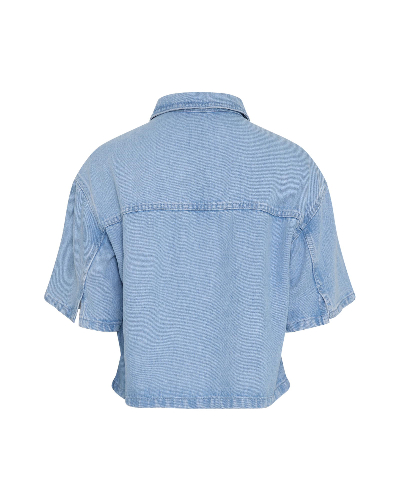 MSCHSaphina 2/4 Shirt – Light Blue Washed, back