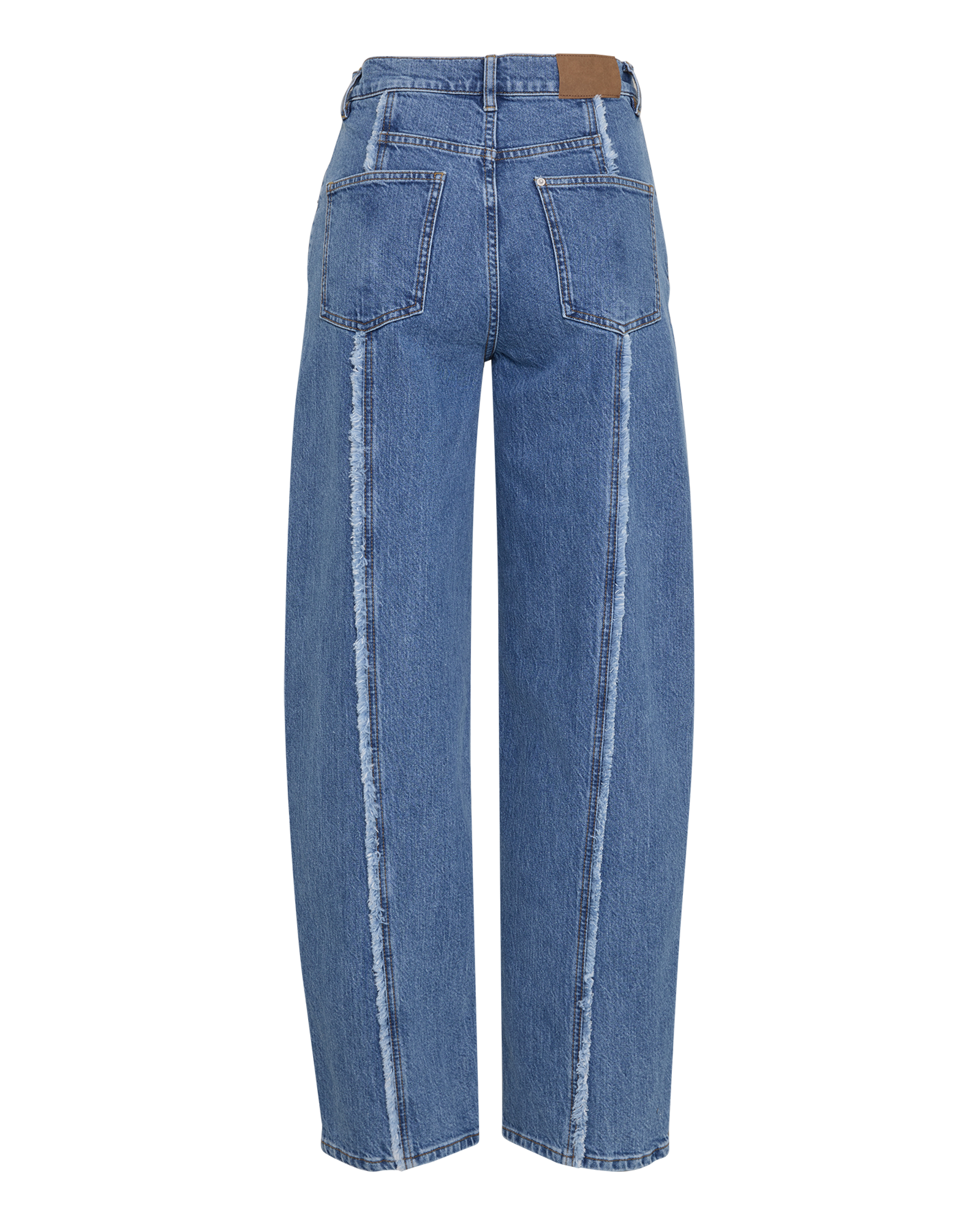 MSCHUtta Ada HW Tapered Jeans – Mid Blue Washed, back