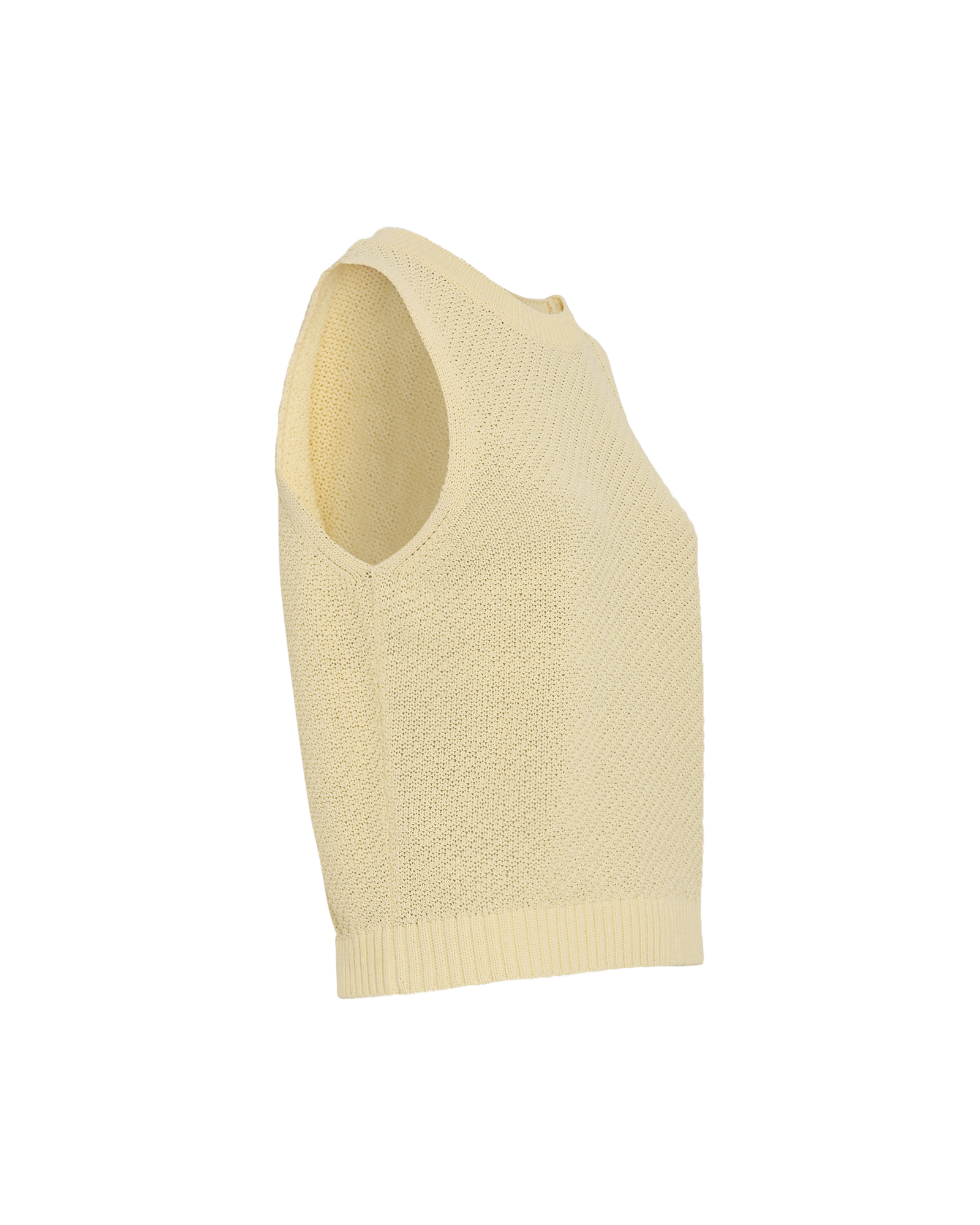 MSCHKora SL Top – Mellow Yellow, close-up
