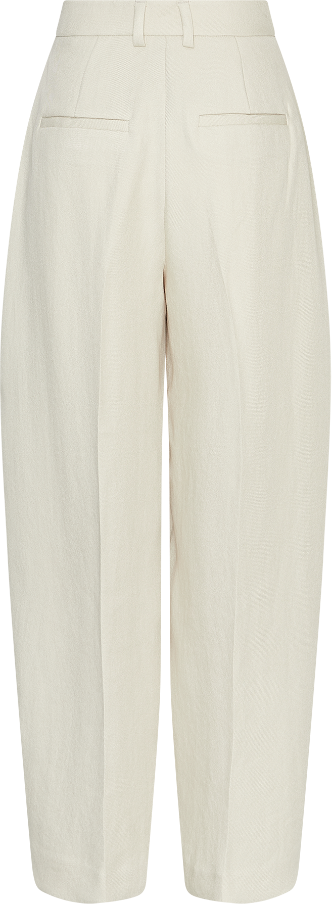 MSCHEsteriane HW Pants – Oatmeal Melange, back