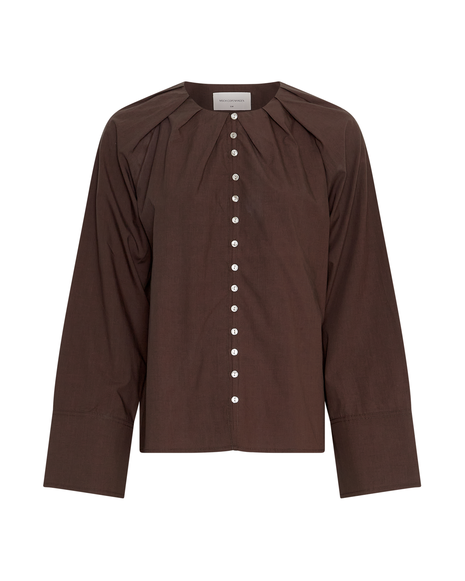 MSCHSelmina Pleat Shirt – Delicioso, front