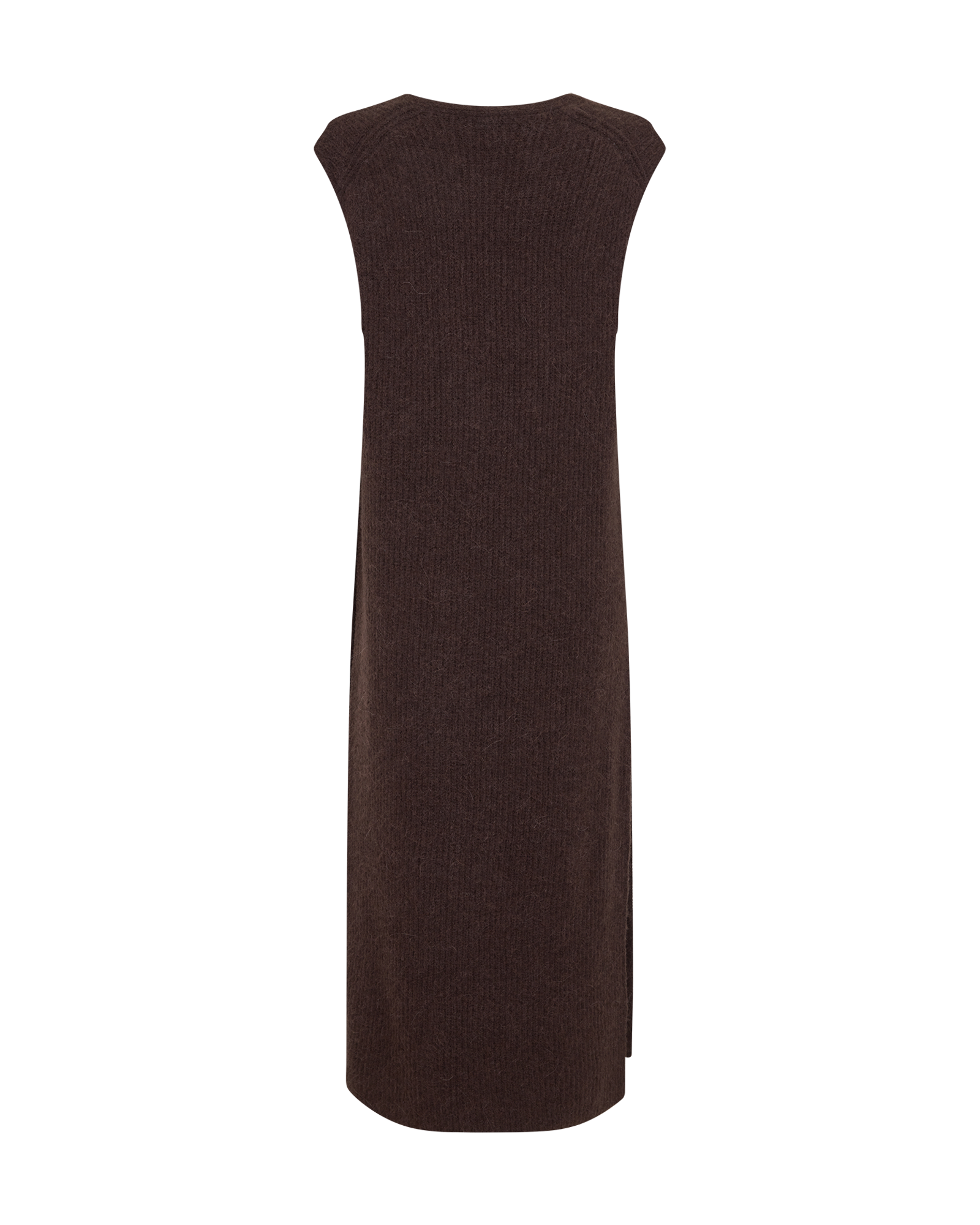 MSCHAlaie V Long Vest – Molé Melange, back