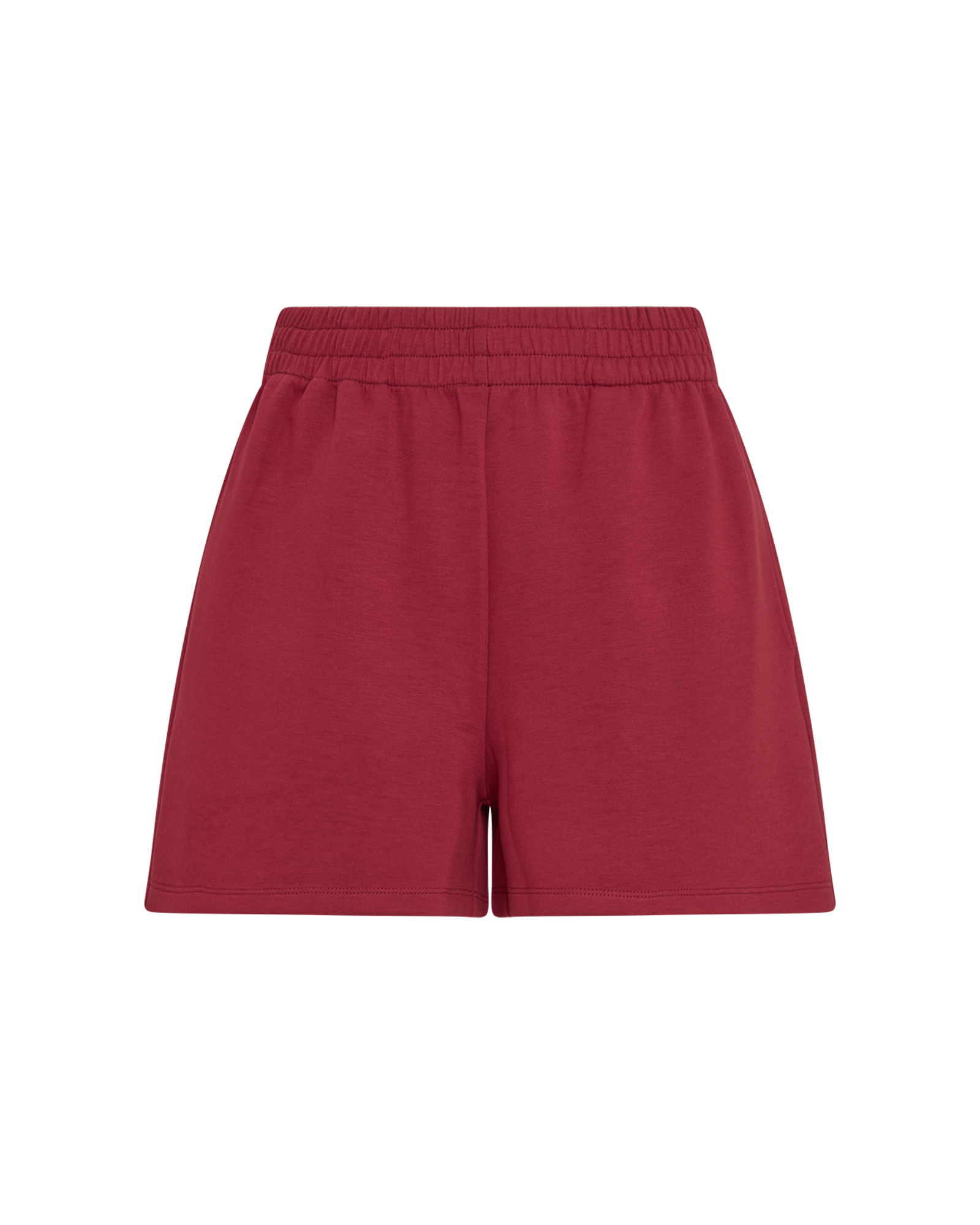 MSCHHarissa Ima Q Sweat Shorts – Rhubarb, front