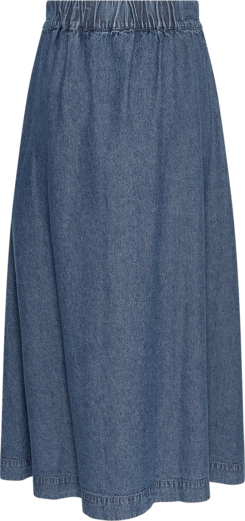 MSCHAniela HW Skirt – Mid Blue Washed, back