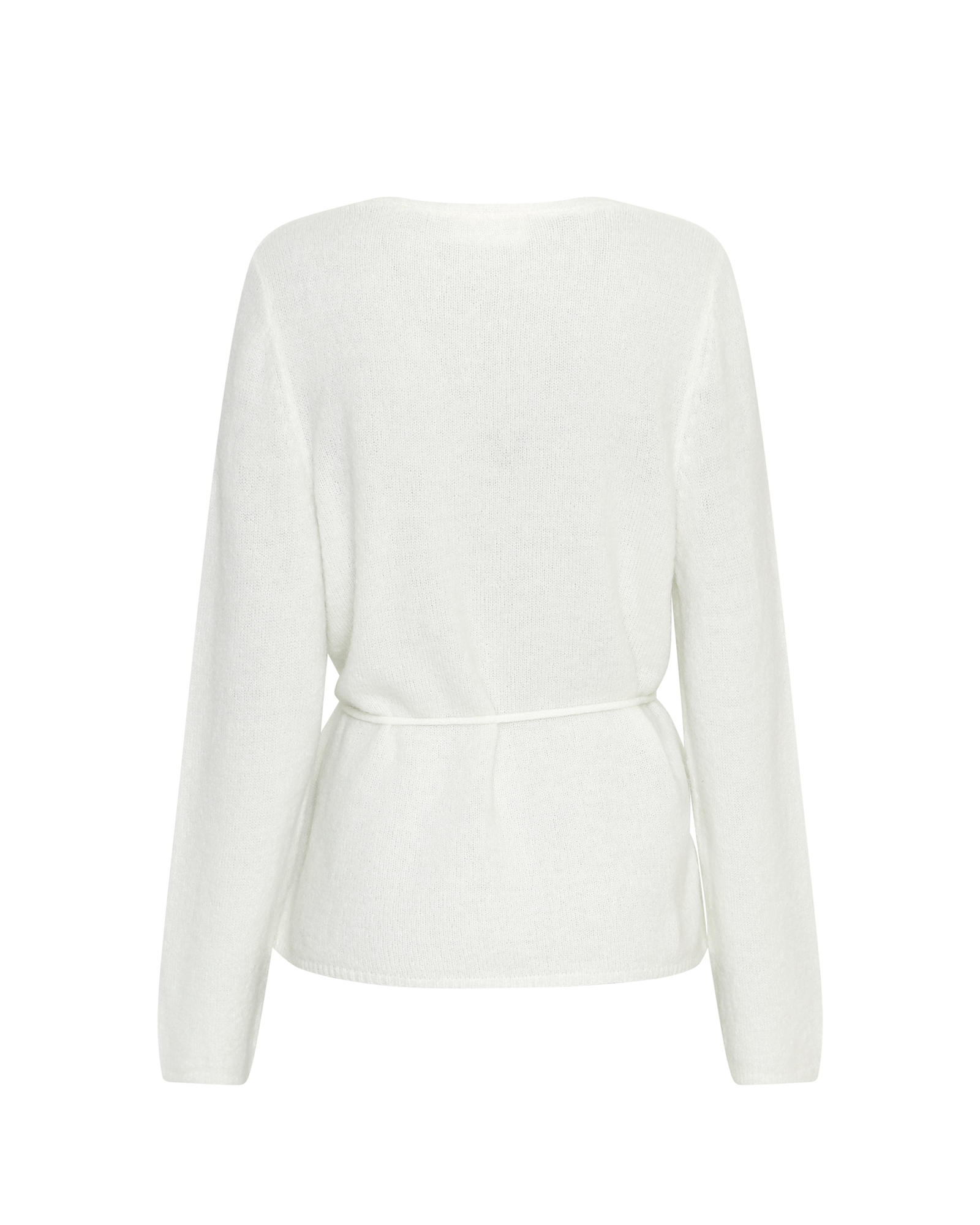 MSCHMiabelle Hope Wrap Cardigan – Egret, back