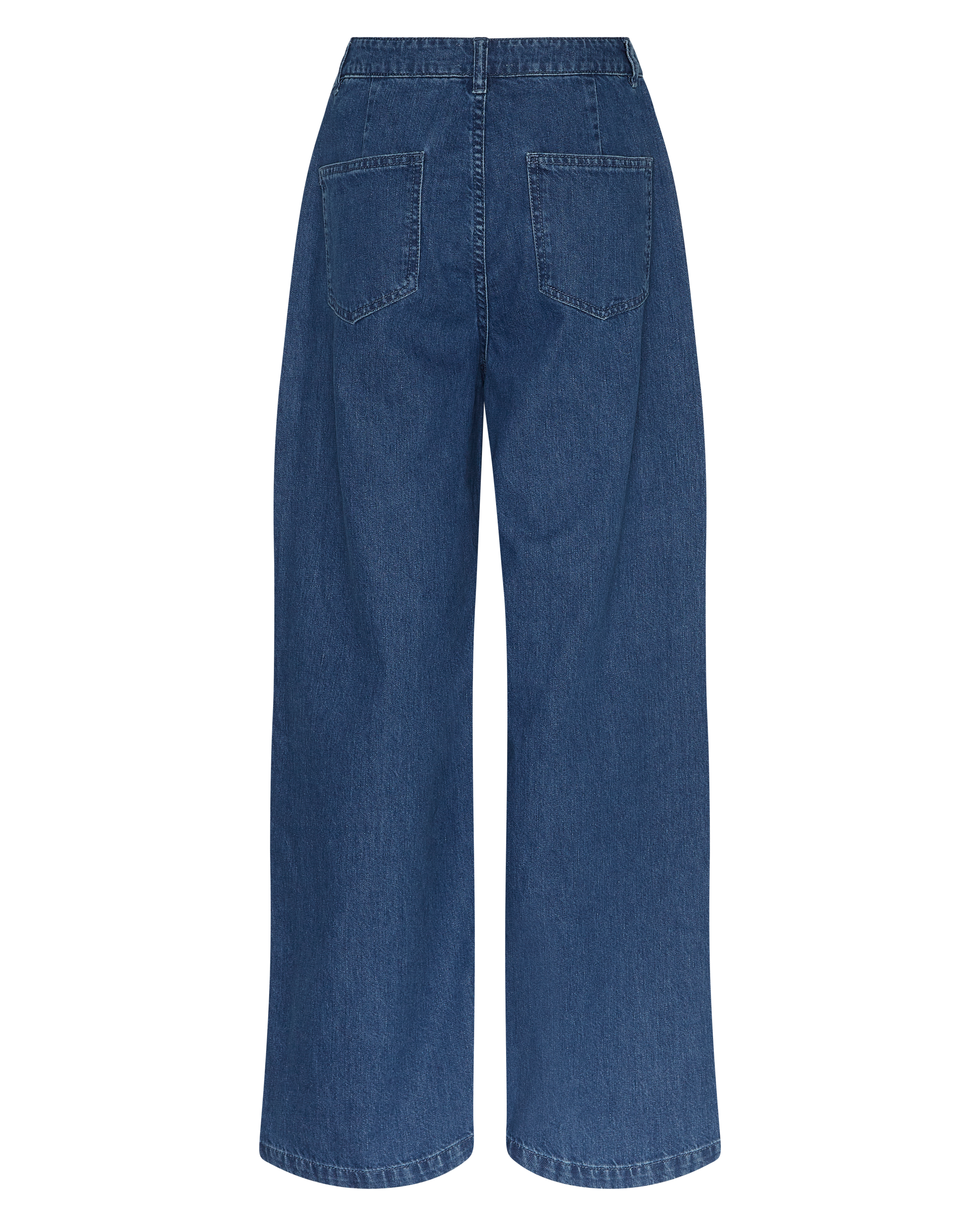 MSCHElena Pants – Mid Blue Washed, back