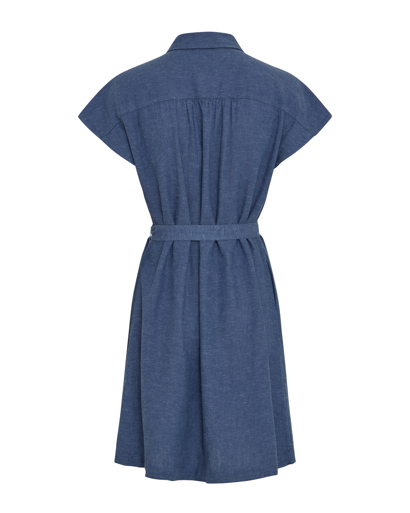 MSCHViana Ginia SS Shirt Dress – Vintage Indigo Melange, back