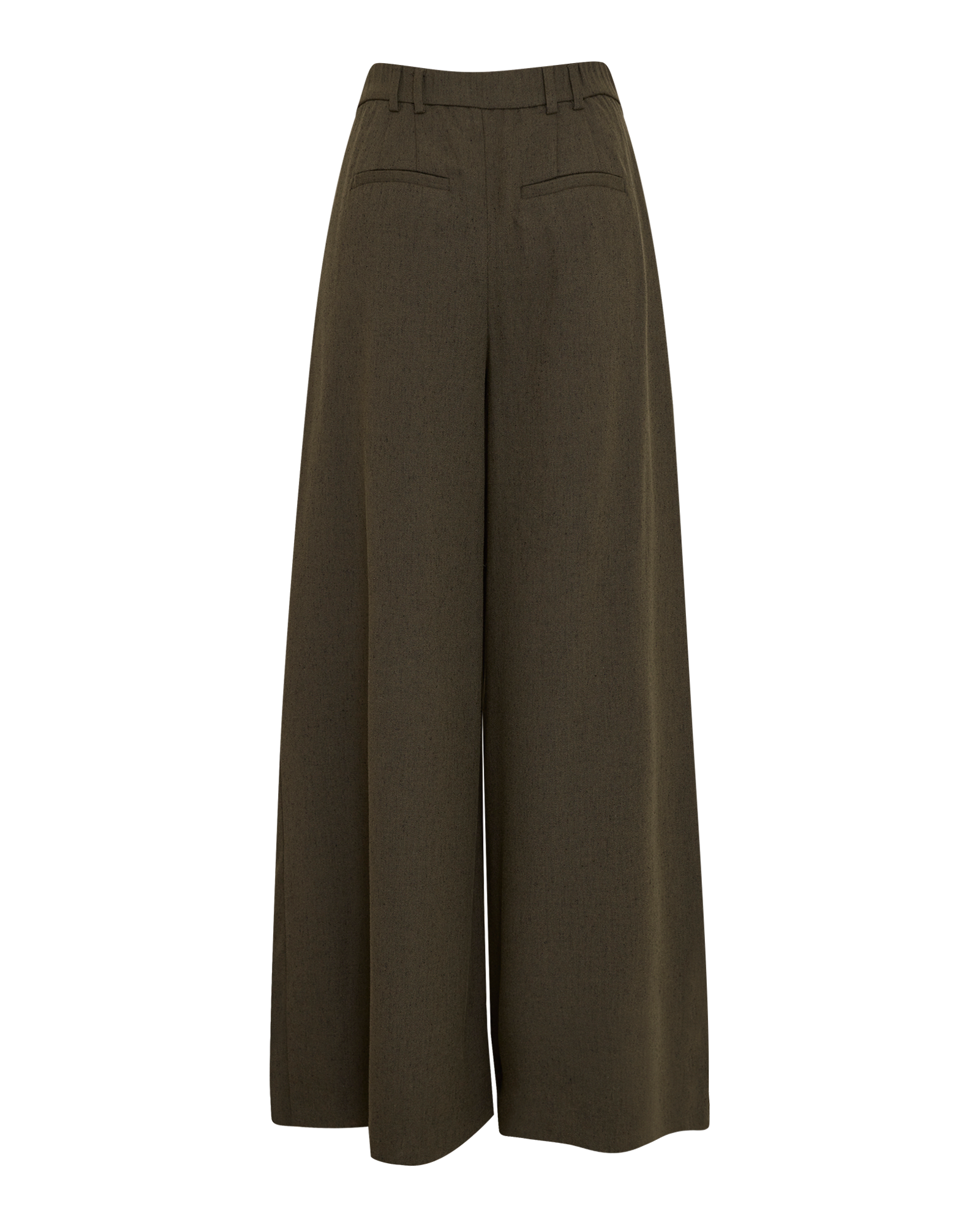 MSCHCabrie HW Pants – Forest Night Melange, back