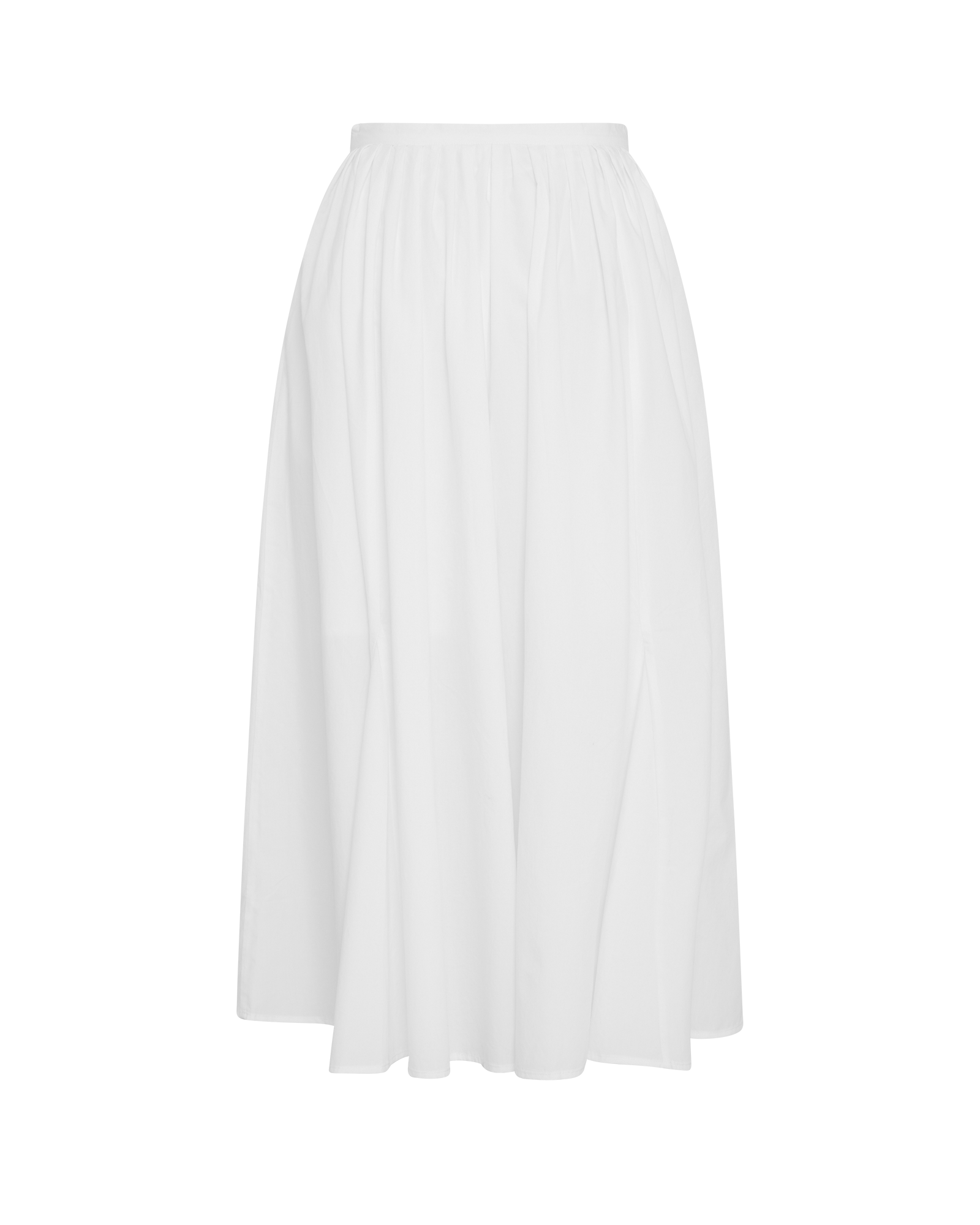 MSCHNesrine Selmina HW Skirt – Bright White, back