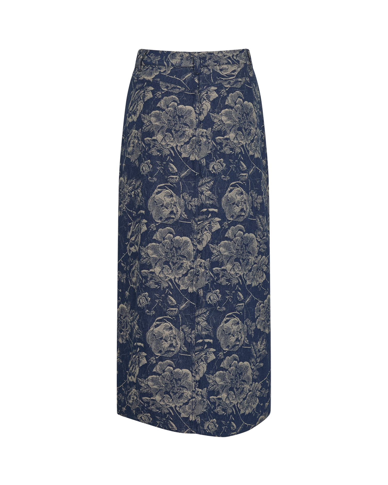 MSCHTita Skirt – Mid Blue Flower, back