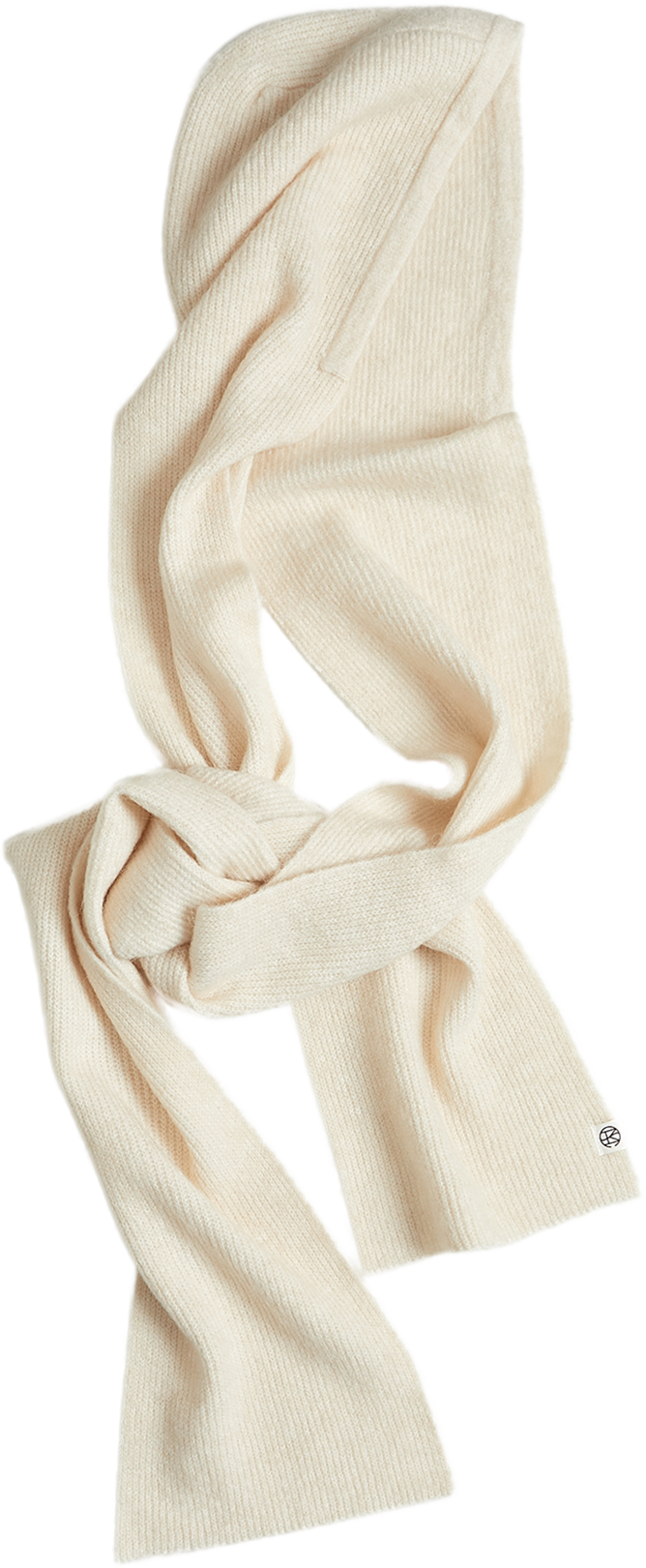 MSCHMilania Hope Hood Scarf – Fog Melange, front