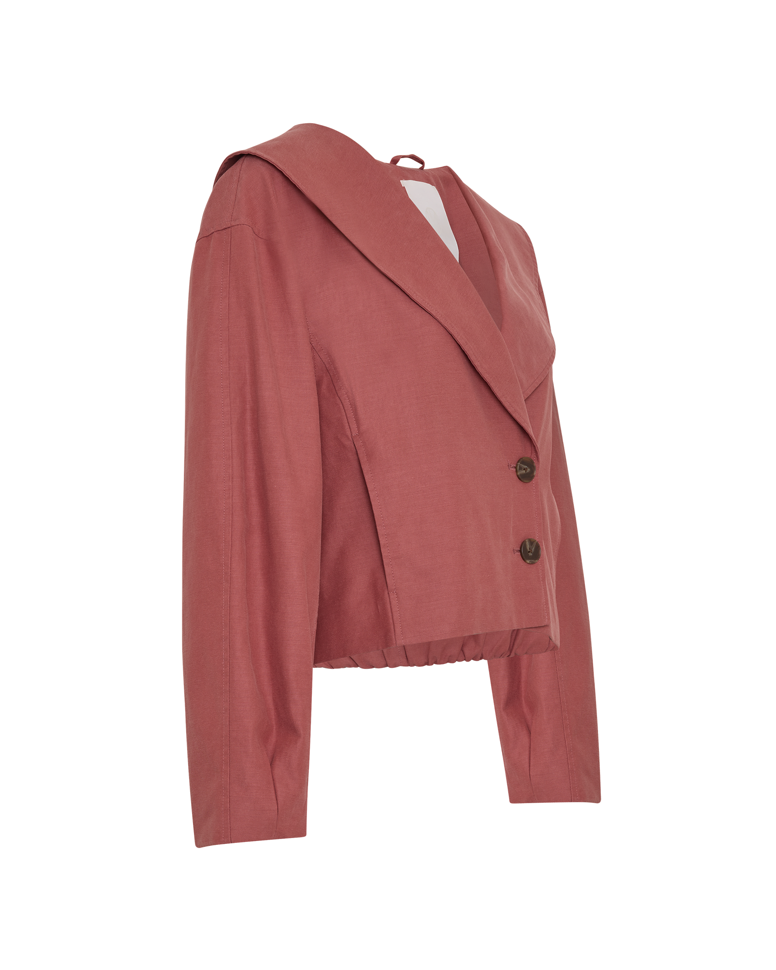 MSCHAgnes Josilyn Jacket – MARSALA, close-up