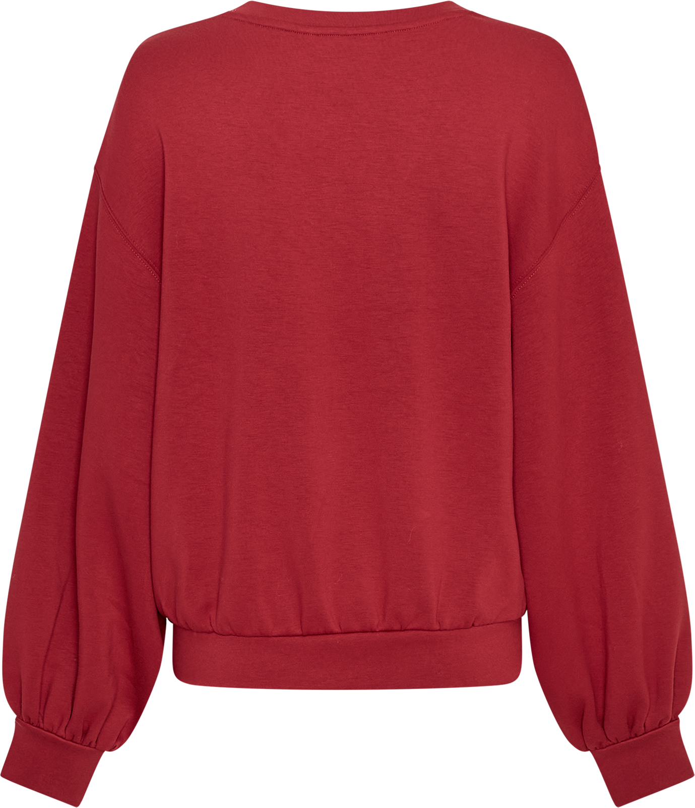 MSCHBrionna Ima Q V Sweatshirt – Rhubarb, back