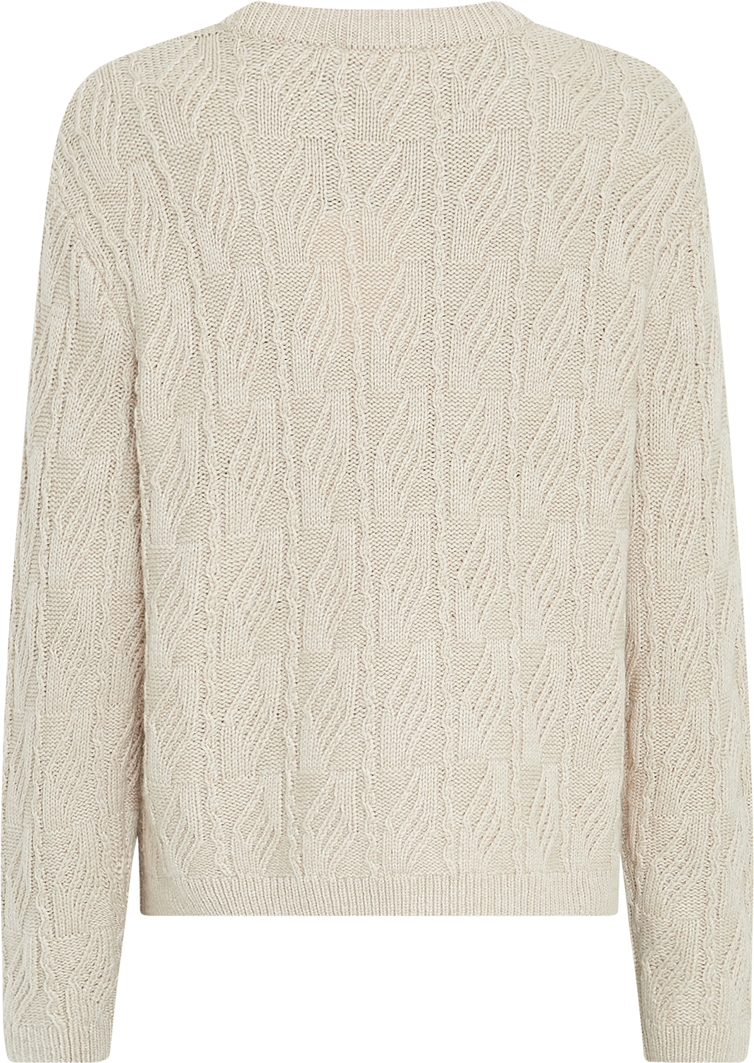 MSCHLuoella Peony Pullover – Oatmeal Melange, back