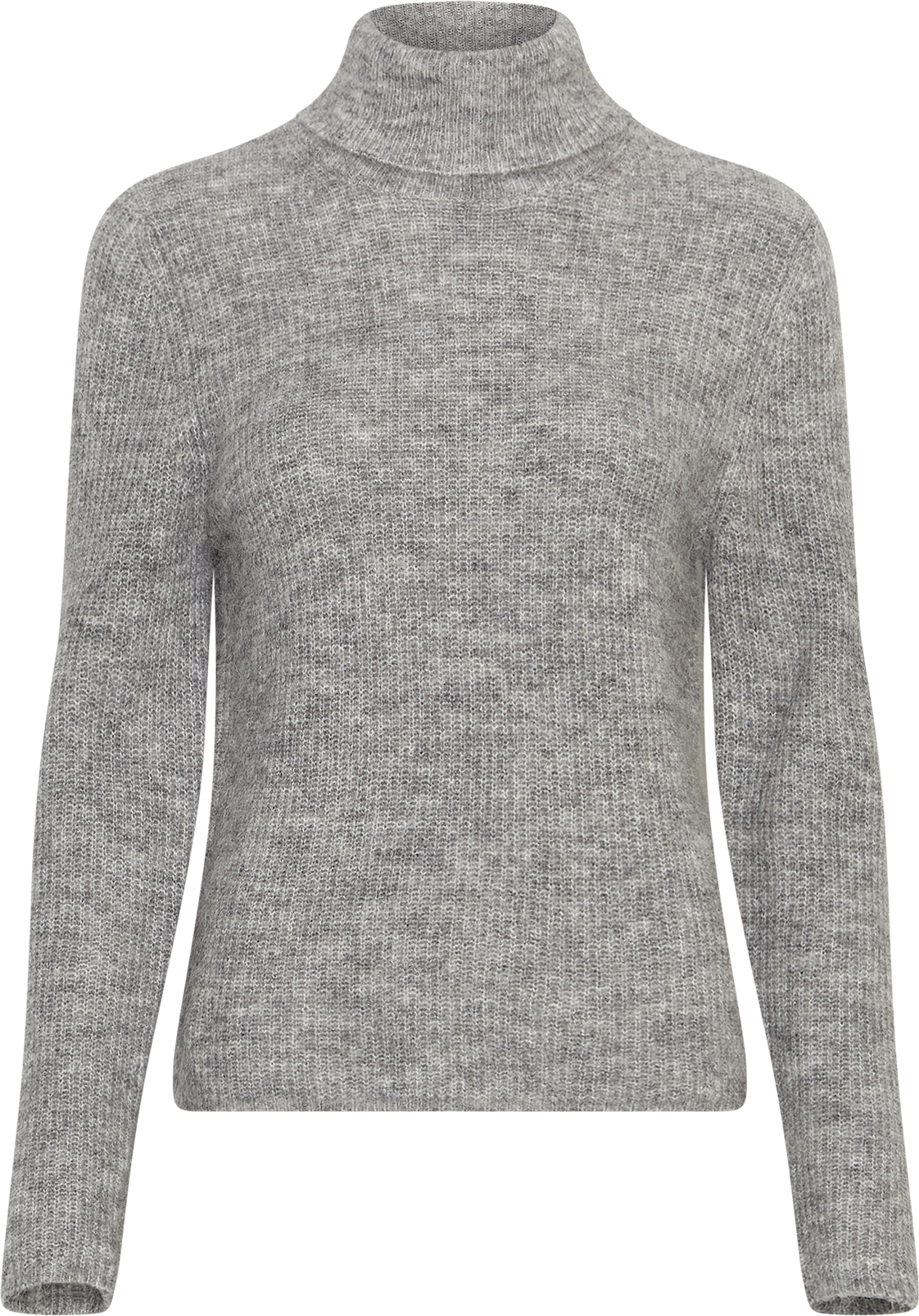 MSCHJinie Hope R Pullover – Mid Gray Melange, front