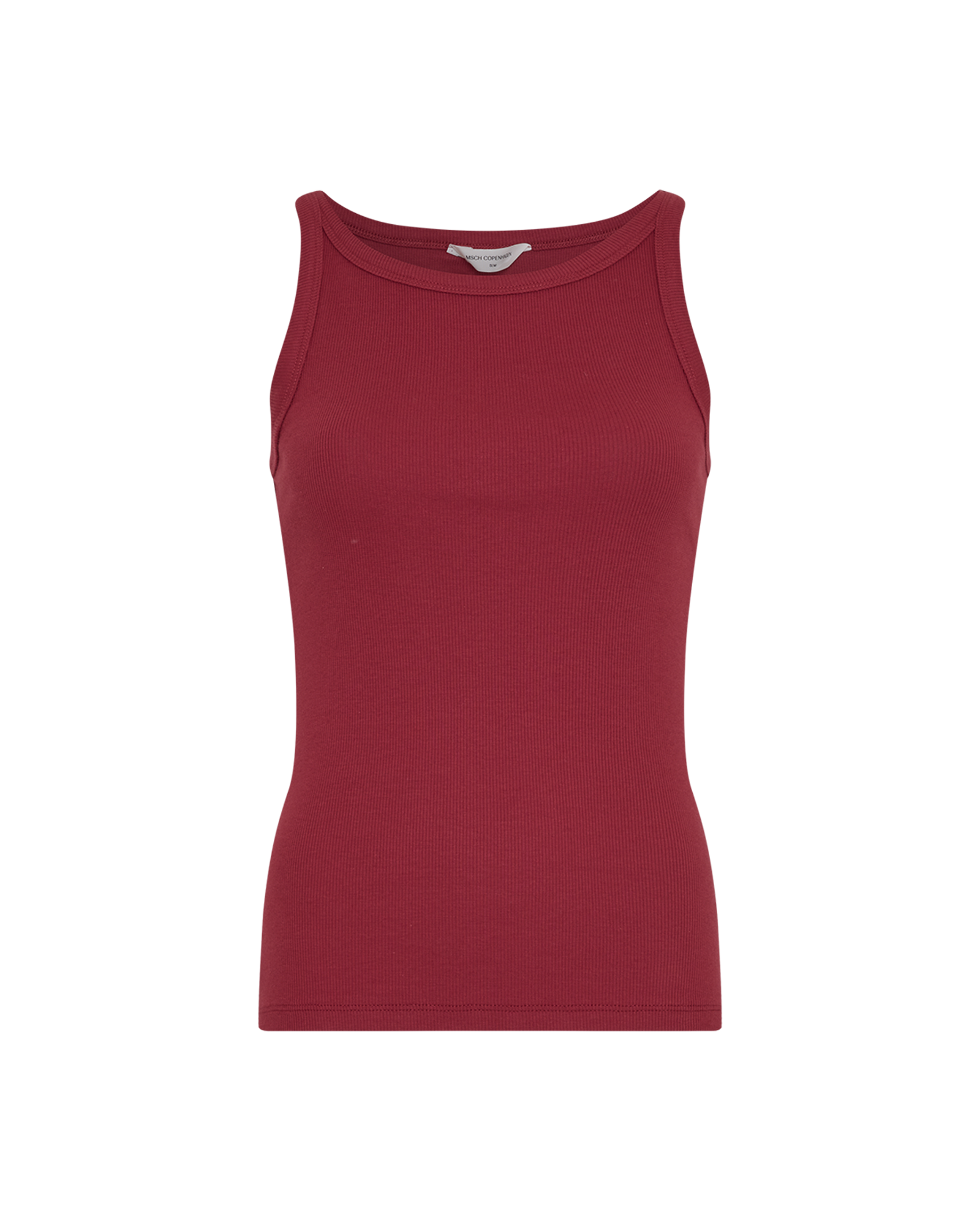 MSCHGubbe Rasmia SL Top – Rhubarb, front