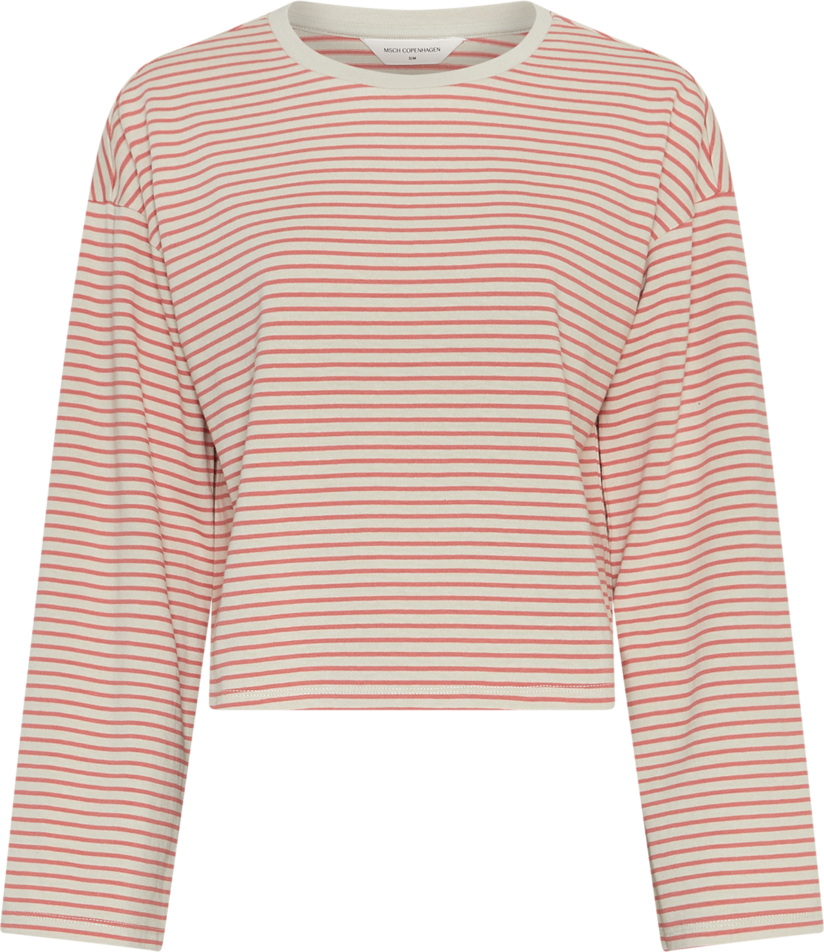 MSCHKrestiane Pullover STP – Oatmeal / Faded Rose, front