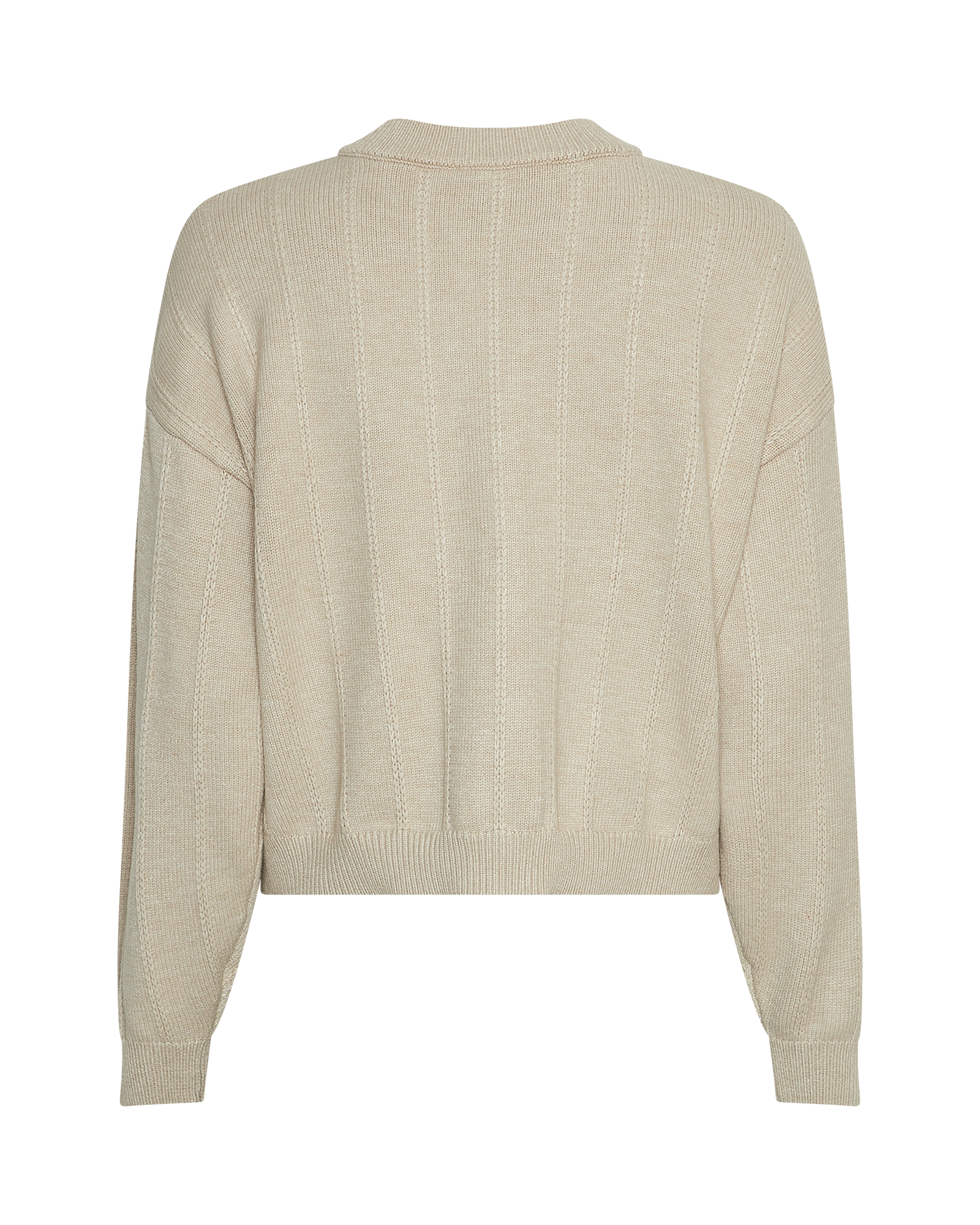 MSCHChristyn Rachelle Cardigan – Oatmeal Melange, back