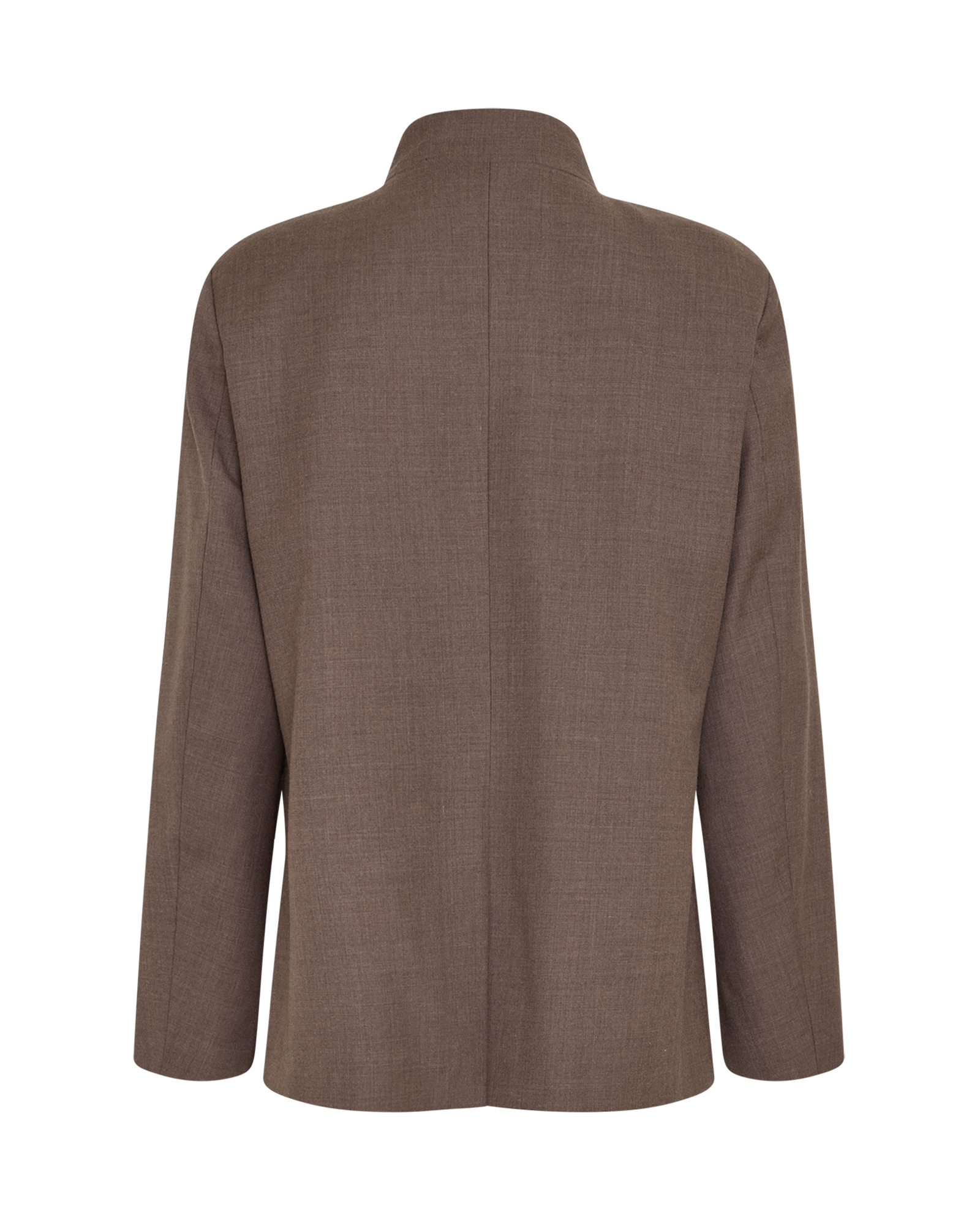 MSCHNeel Loose Blazer – Chocolate Chip Melange, back