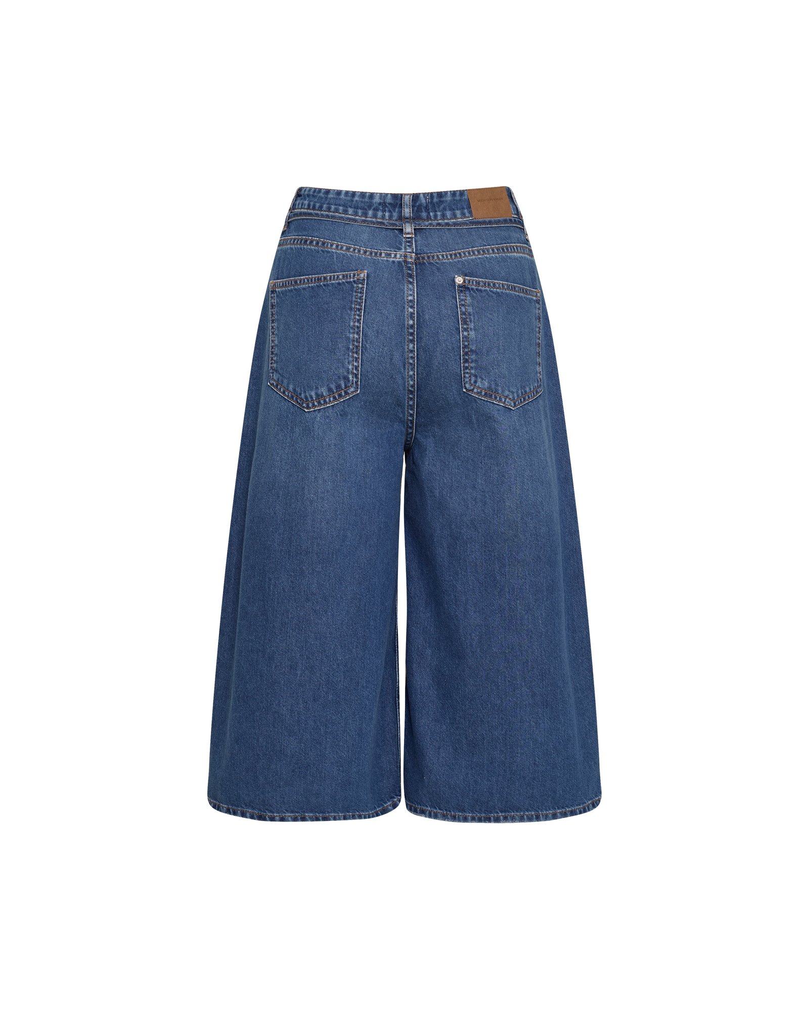 MSCHKine Lis Culotte Jeans – Mid Blue Washed, back